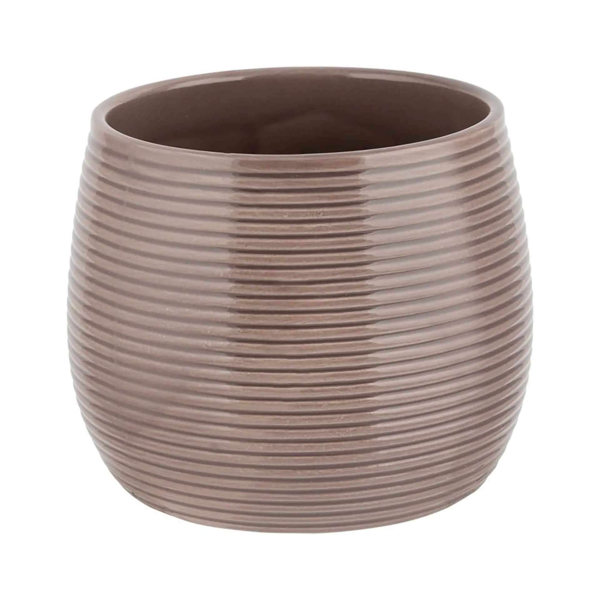 RIBBED PLANTER 10.5CMX10.5CM