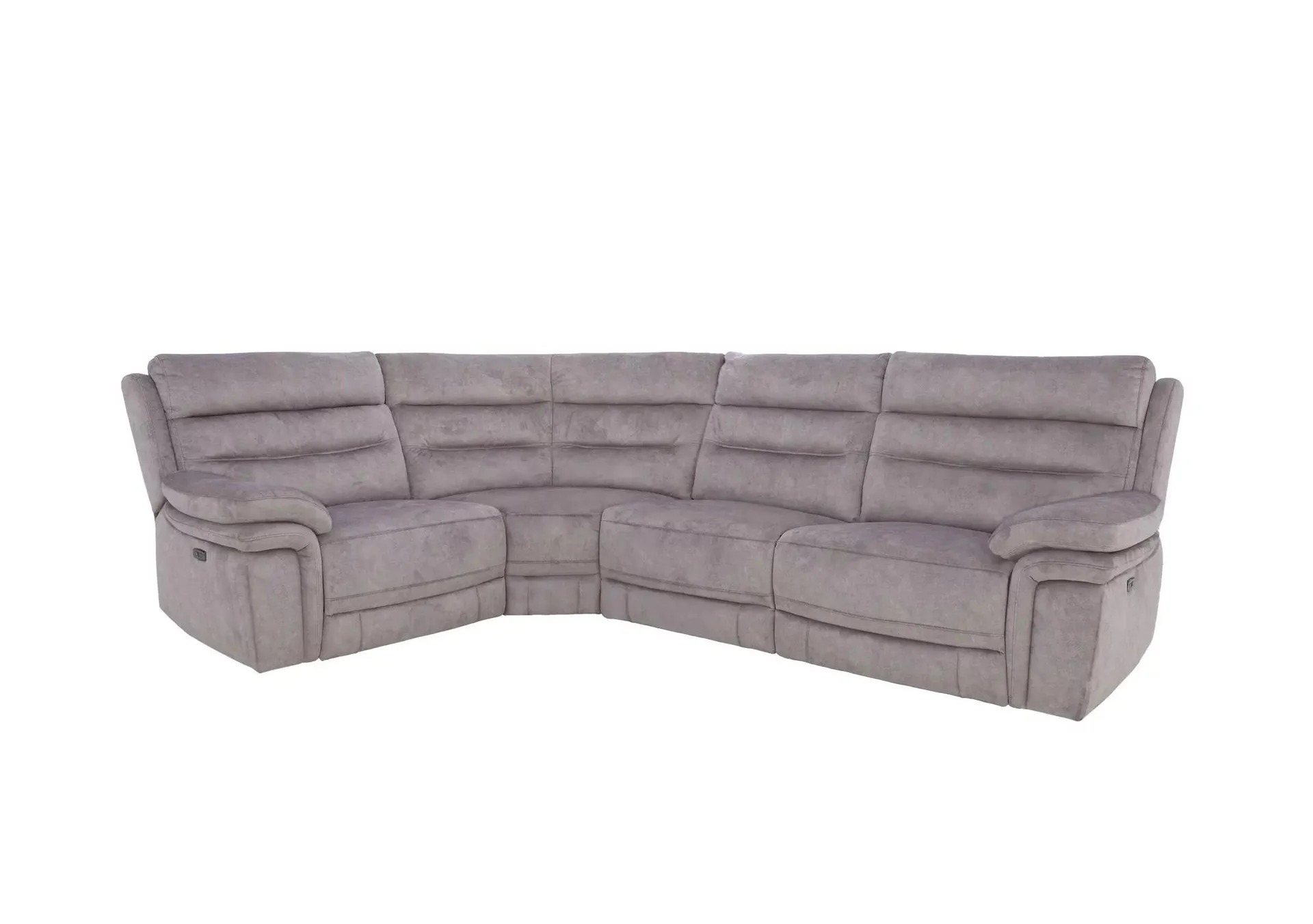 Berlin Modular Fabric Power Recliner Corner Sofa