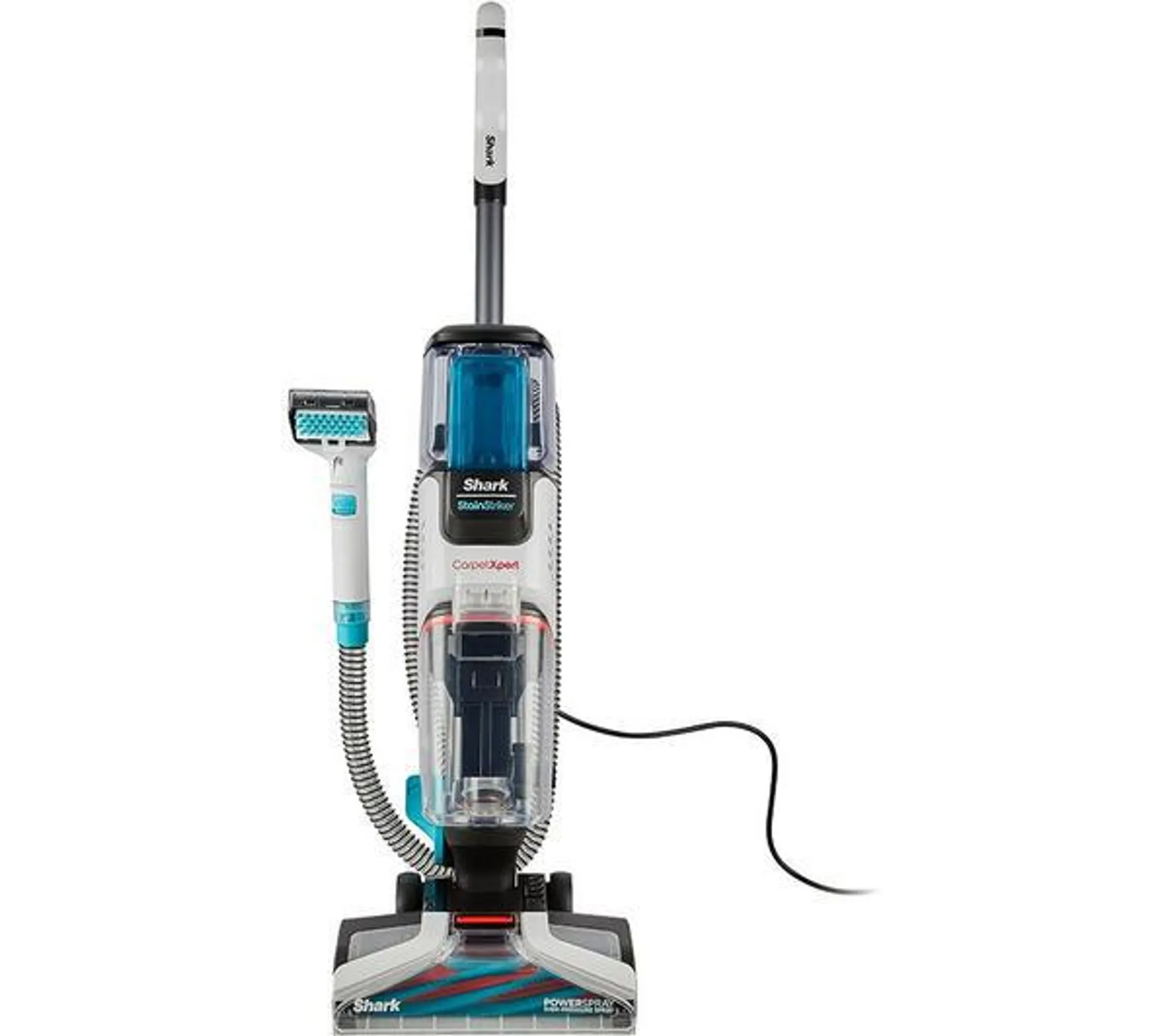 SHARK CarpetXpert with StainStriker EX200UK Upright Carpet Cleaner - White