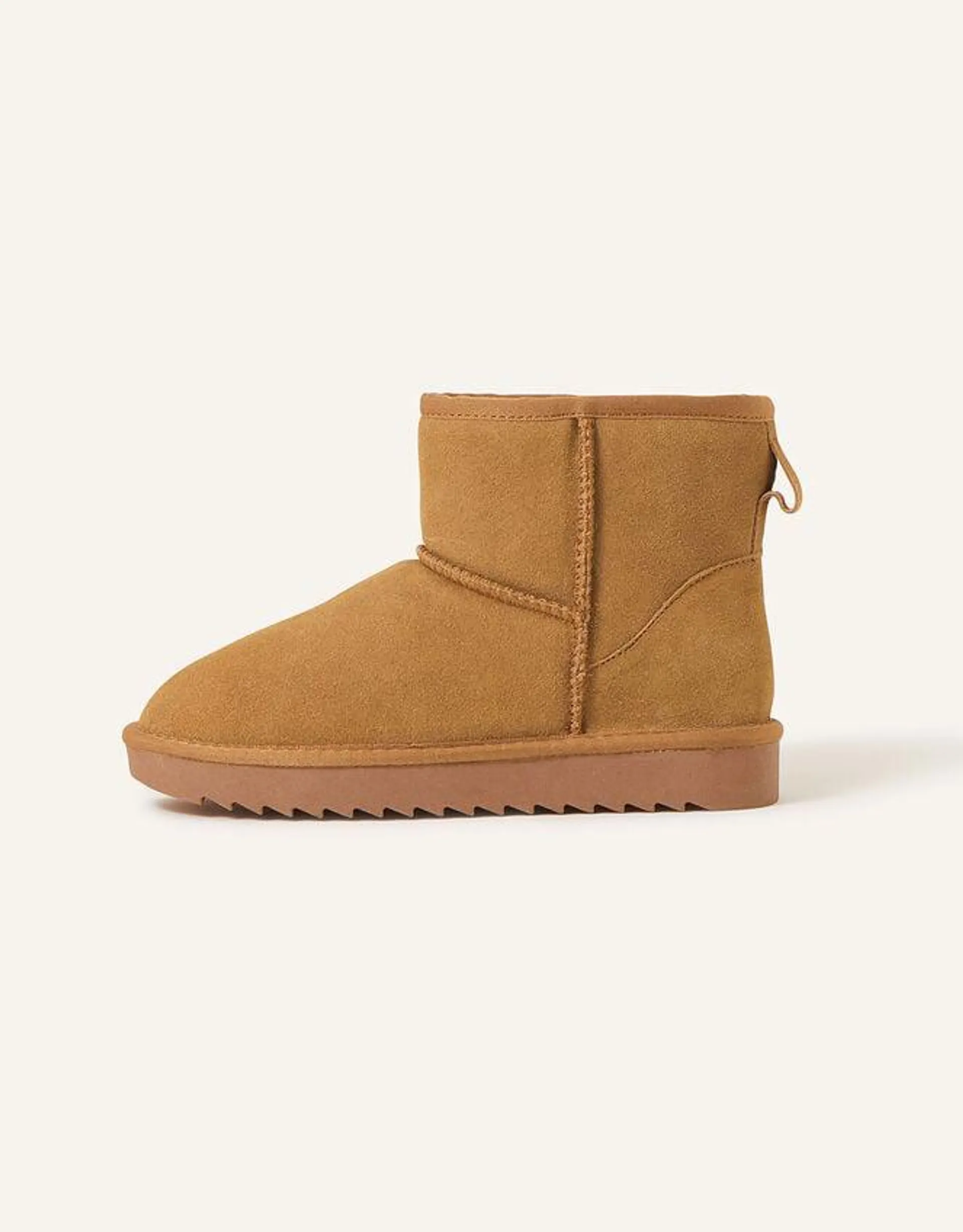 Mid Suede Boots Tan