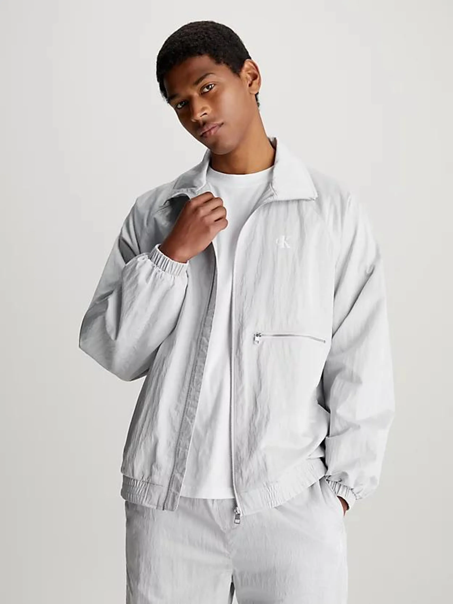 Satin Twill Track Jacket