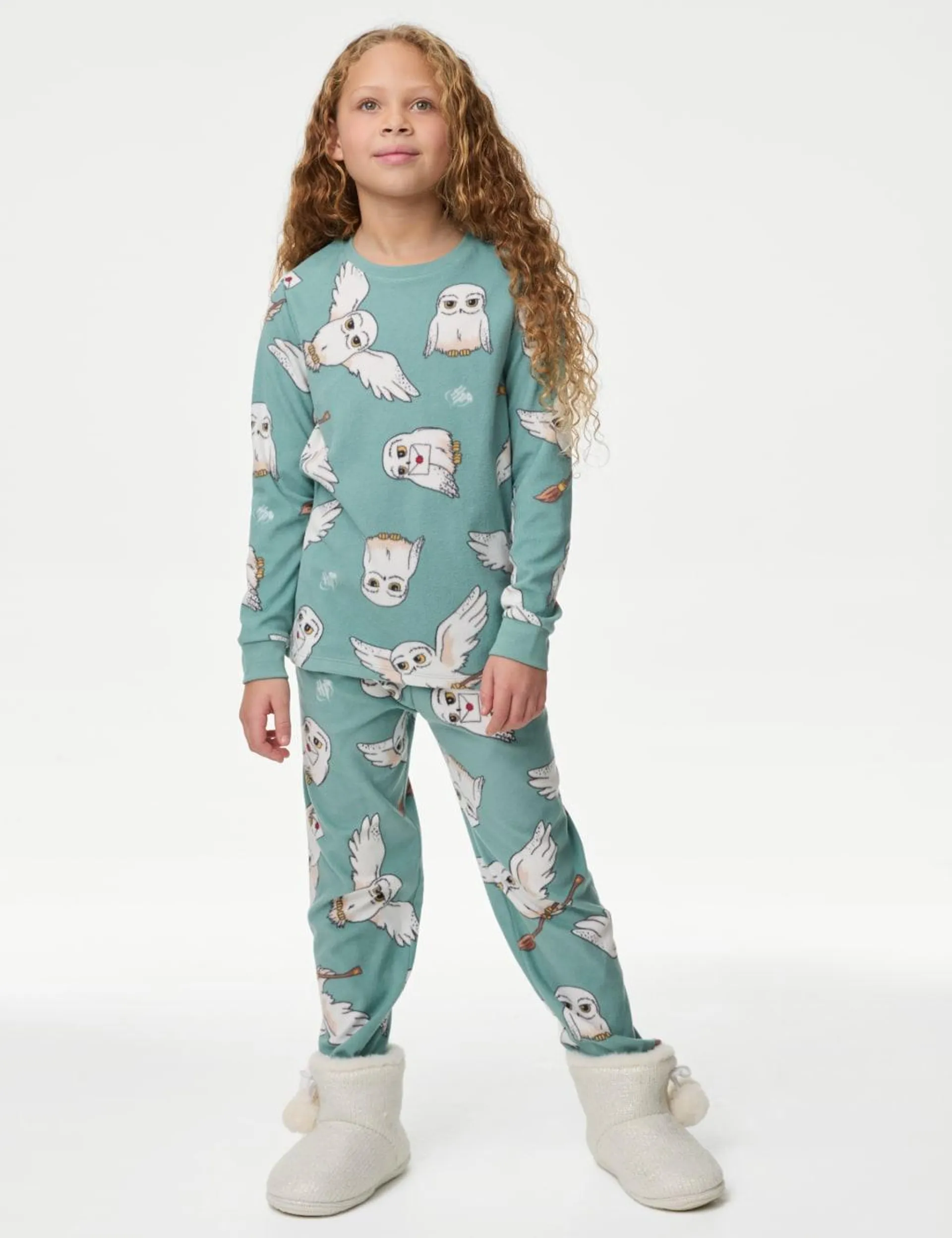 Harry Potter™ Fleece Hedwig Pyjamas (6-16 Yrs)