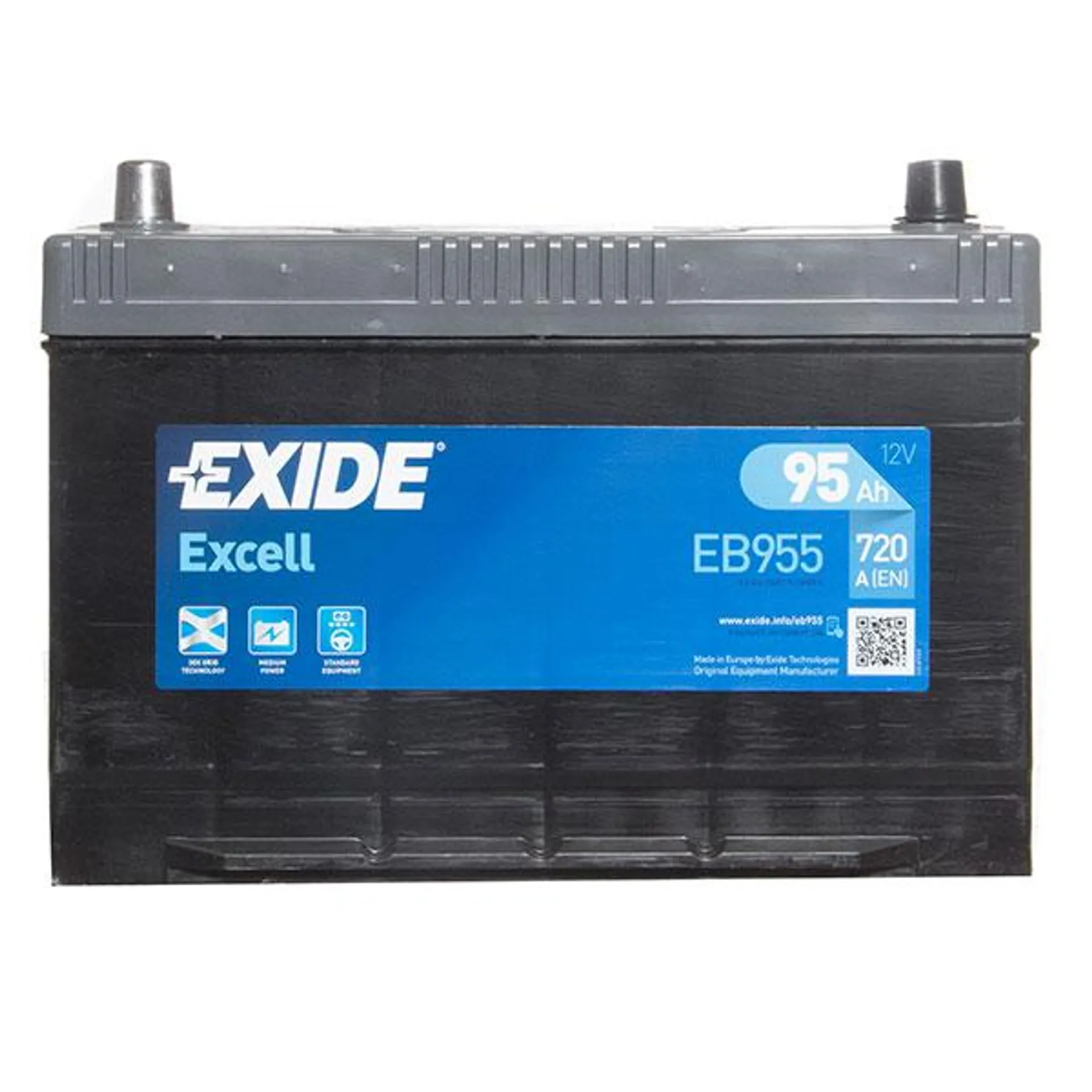 Exide Car Battery 334 - 3 Year Guarantee