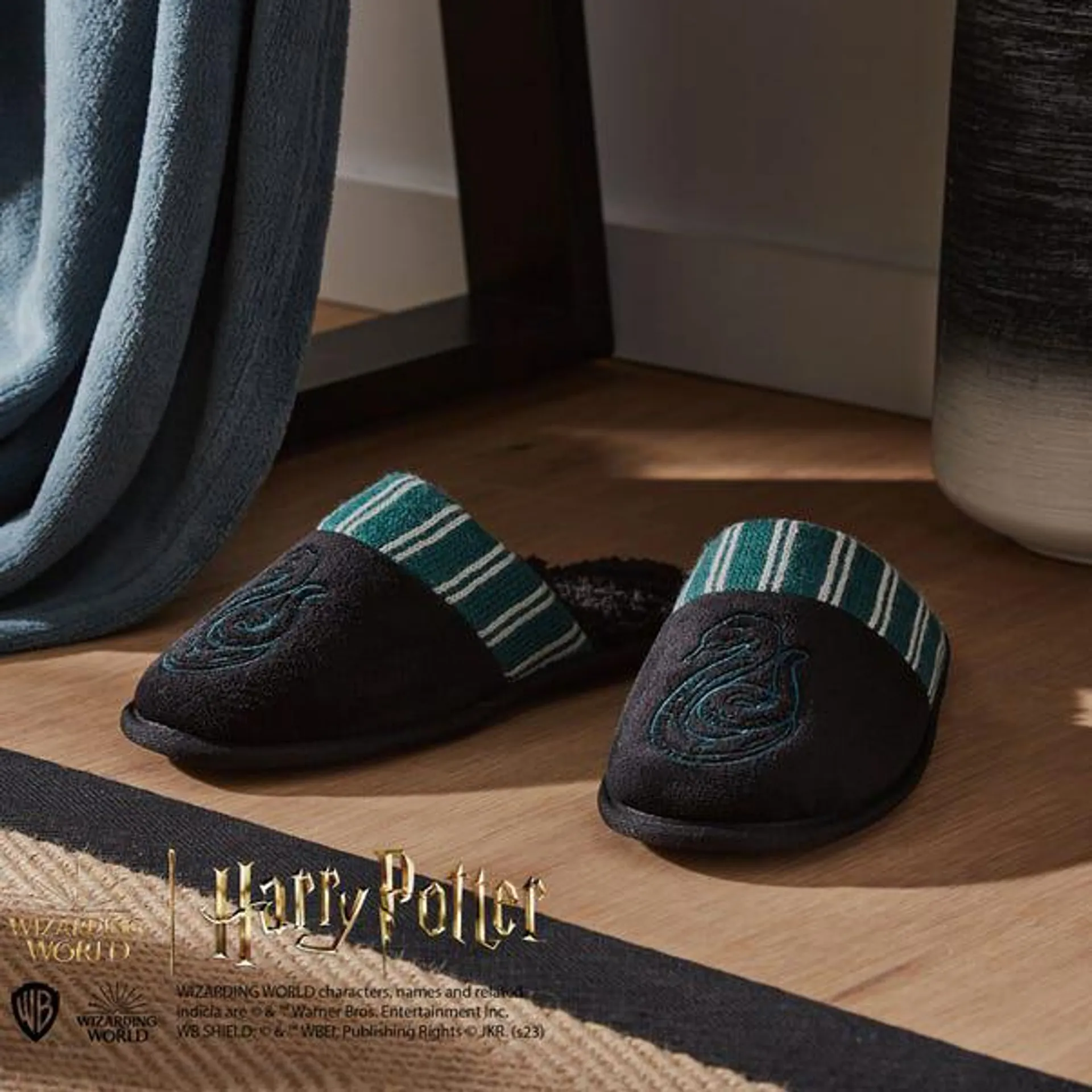 Ladies Harry Potter Slytherin Slippers