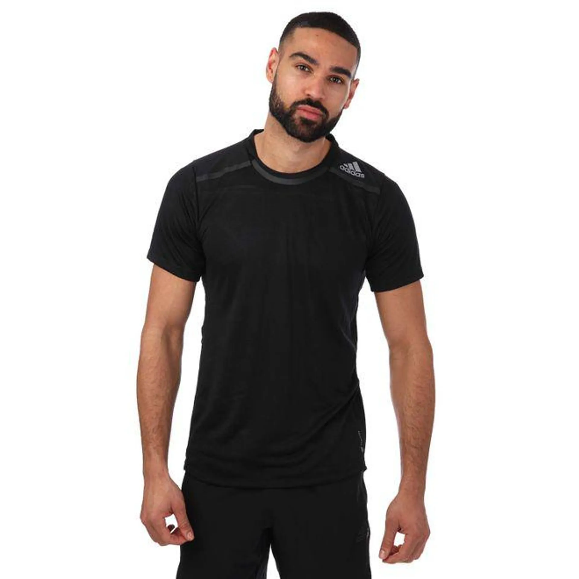 adidas Mens Training Workout Training T-Shirt in Black