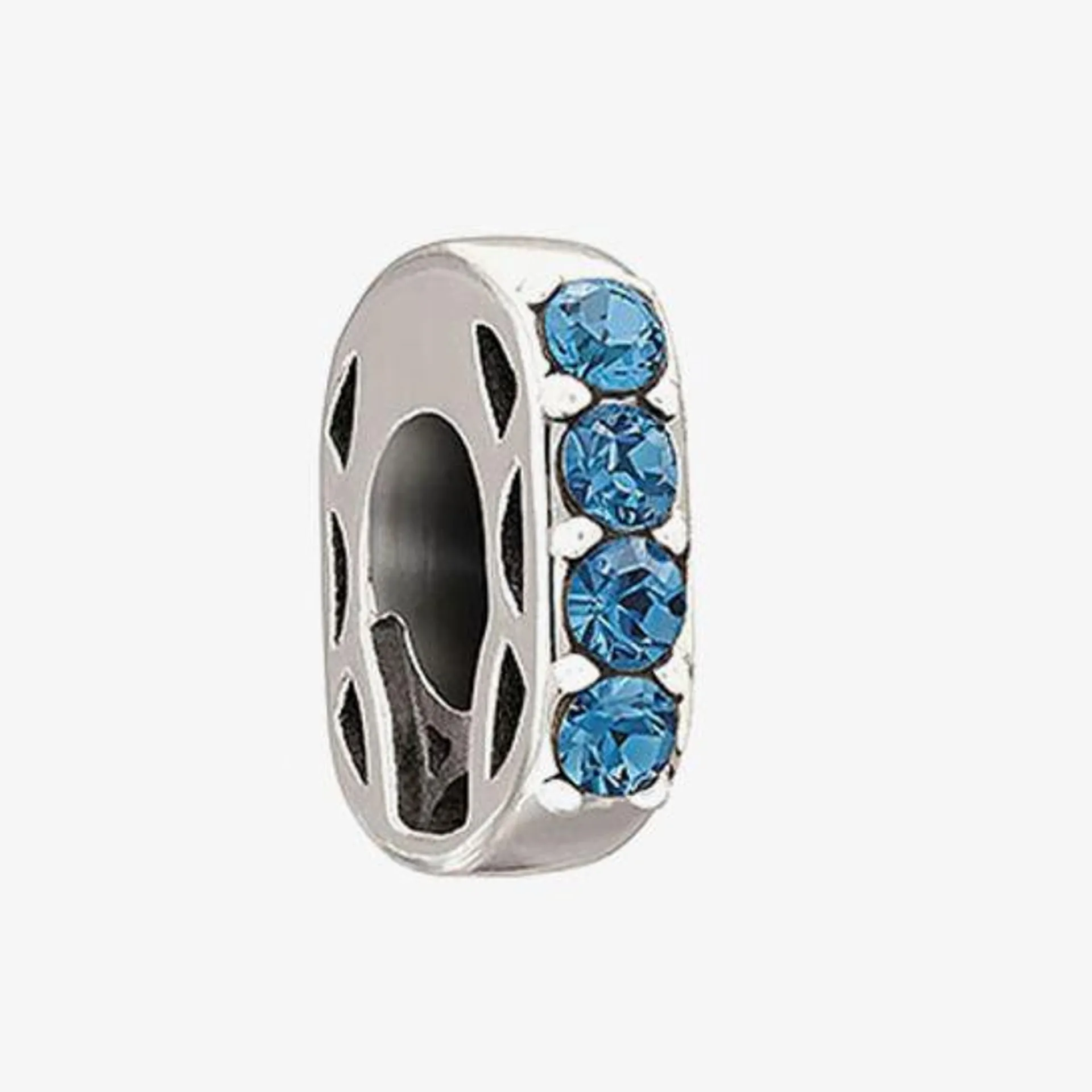 Chamilia Simple Elegance Blue Crystal Bead 2025-0892