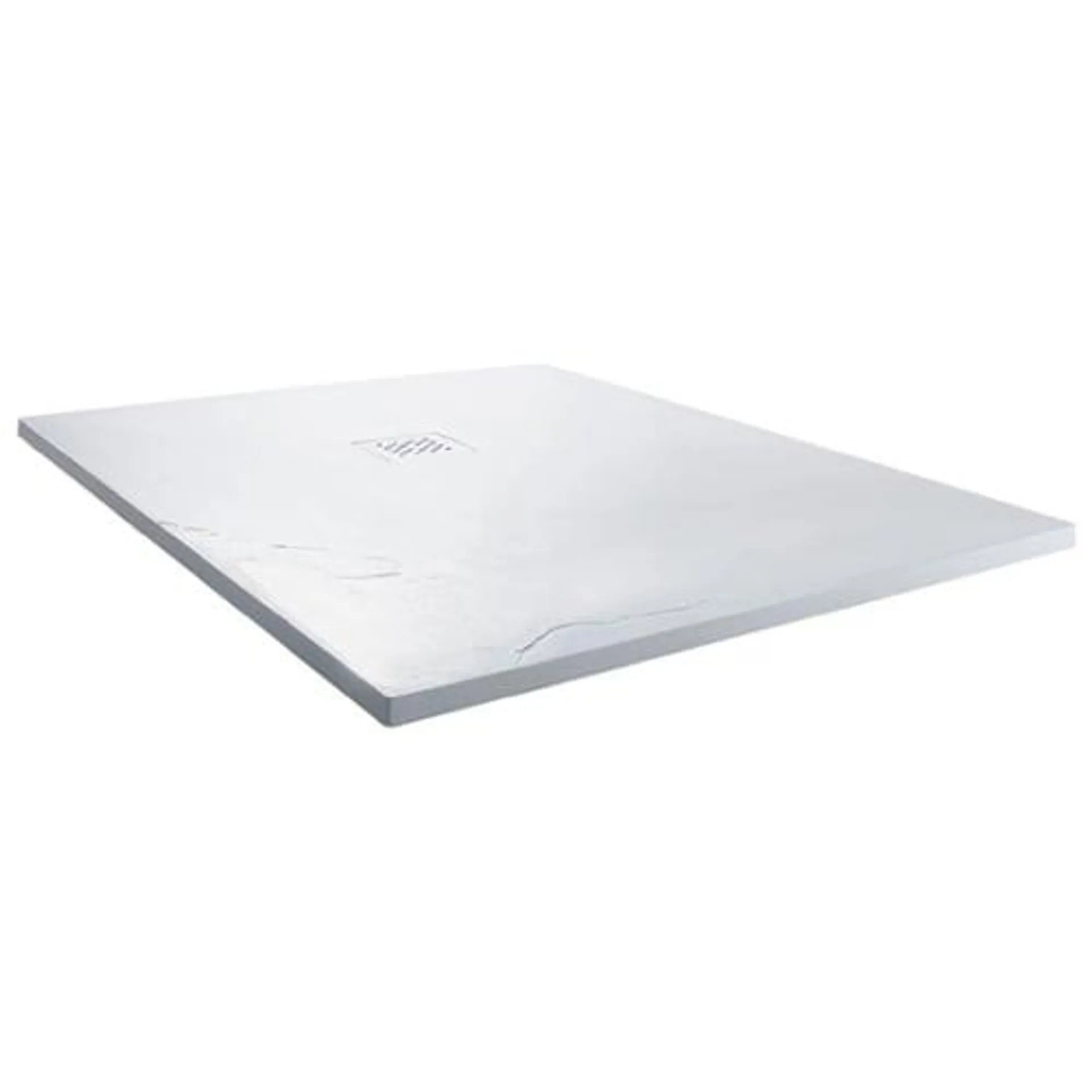 Wickes 25mm White Textured Square Shower Tray - 800 x 800mm