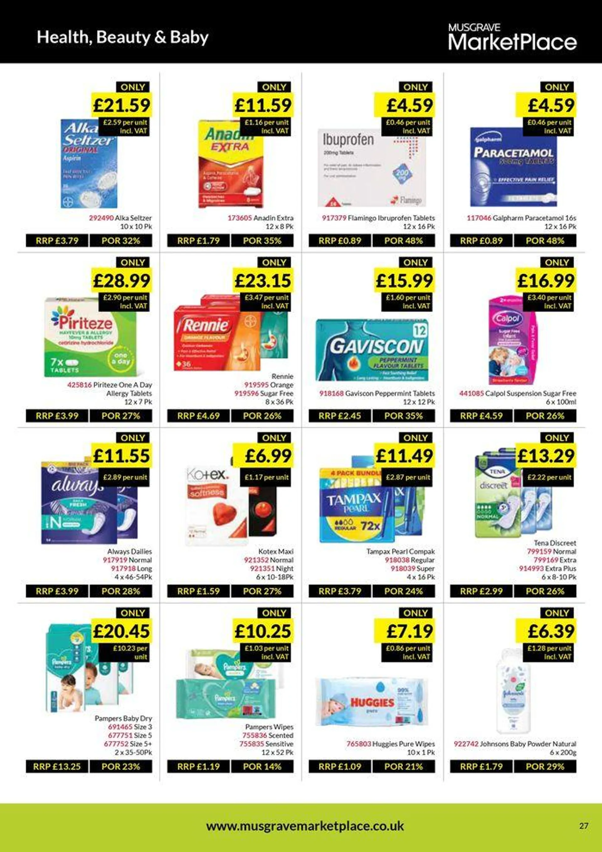 RETAIL DEALS - 27