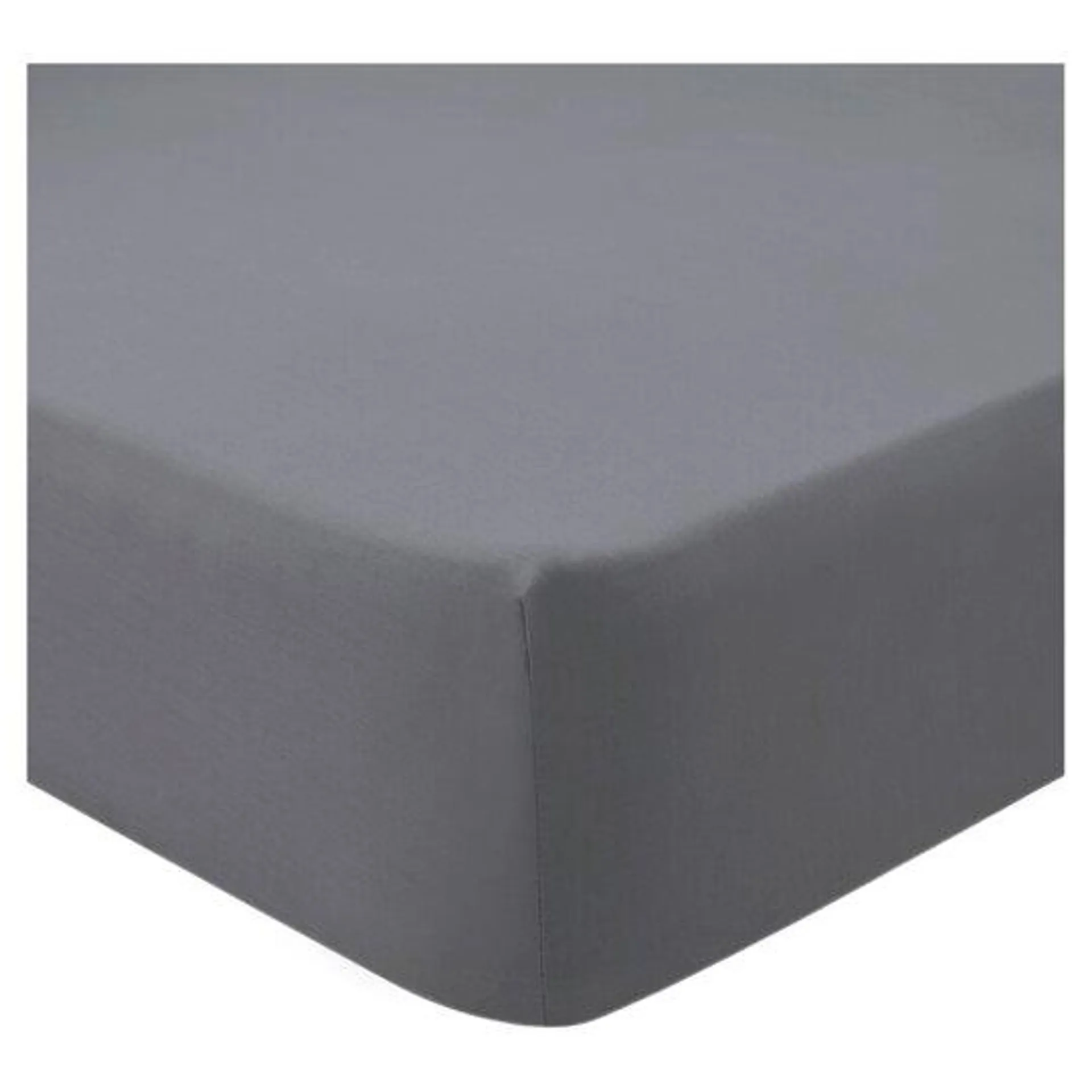 Tesco Fitted Sheet Grey King