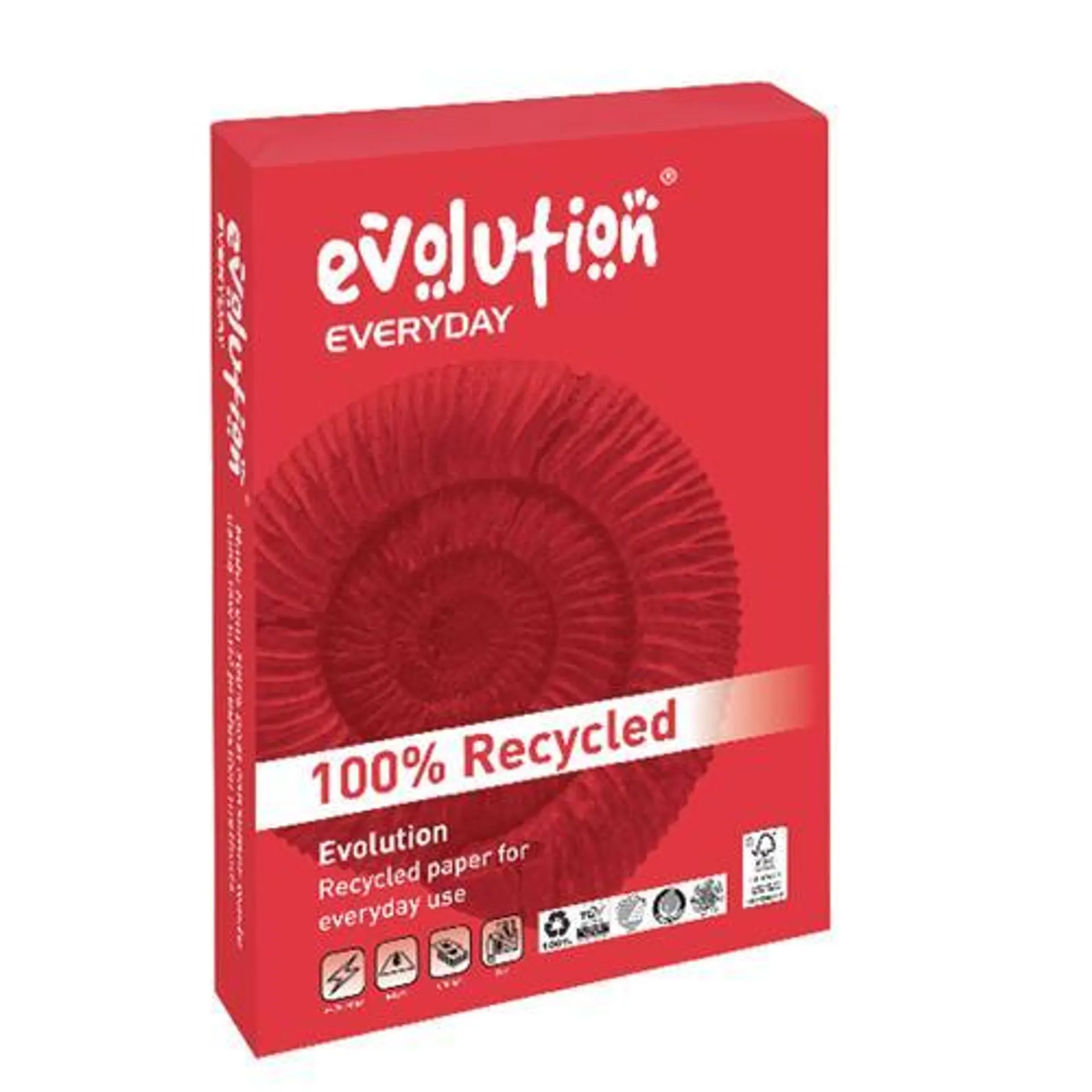 Evolution Everyday A3 Recycled Paper 80gsm White Ream (Pack of 500) EVE4280