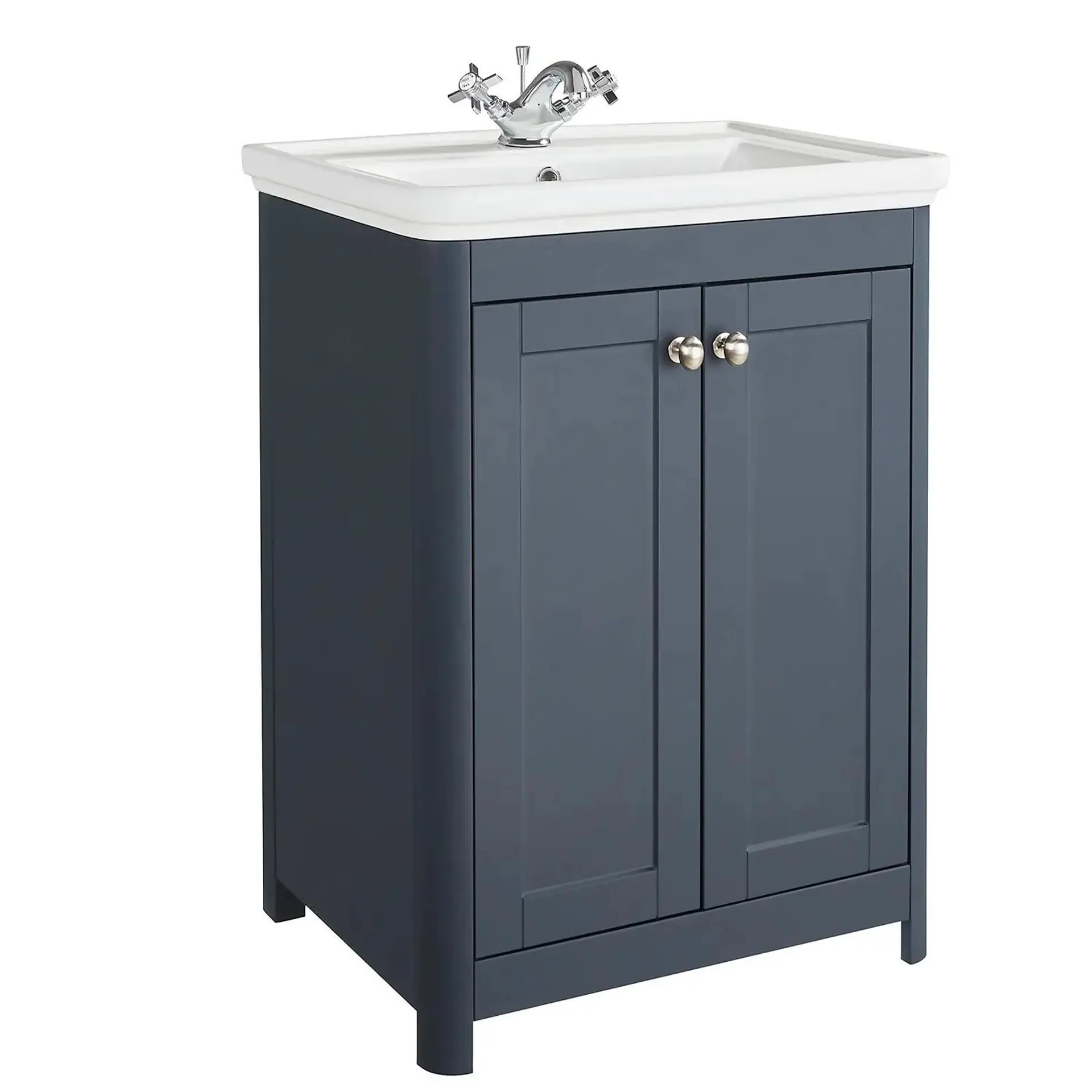 Country Living Wicklow 600 Basin Unit - Navy