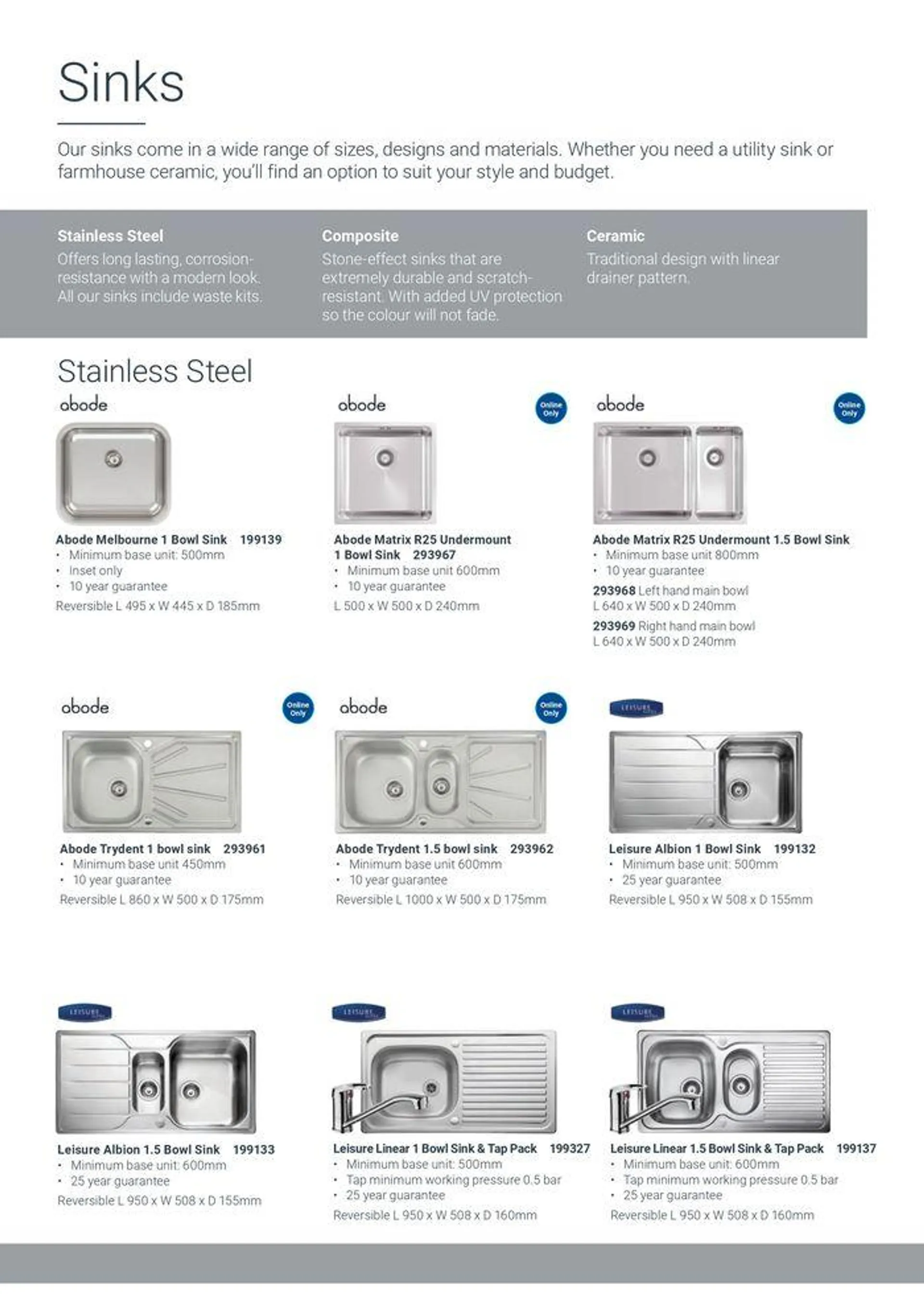 Lifestyle Kitchens from 7 August to 31 December 2024 - Catalogue Page 54