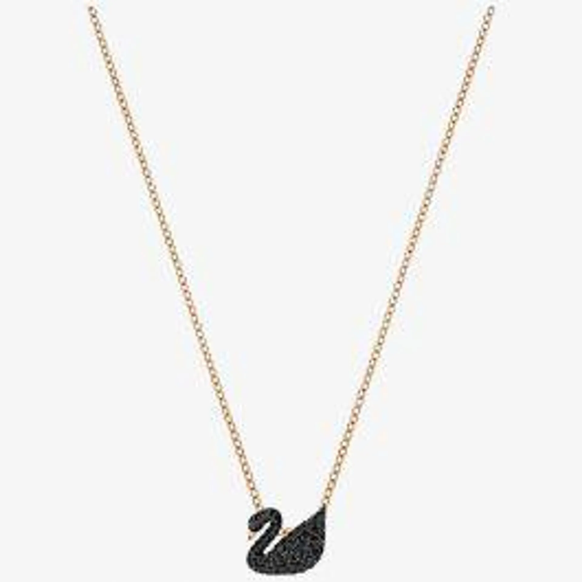 Swarovski Iconic Swan Black Necklace 5204133