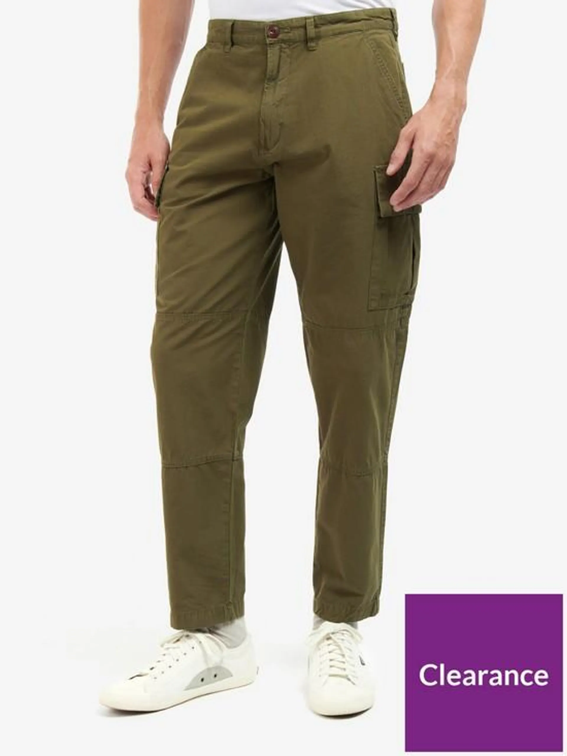 Essential Ripstop Regular Fit Cargo Trousers - Dark Green