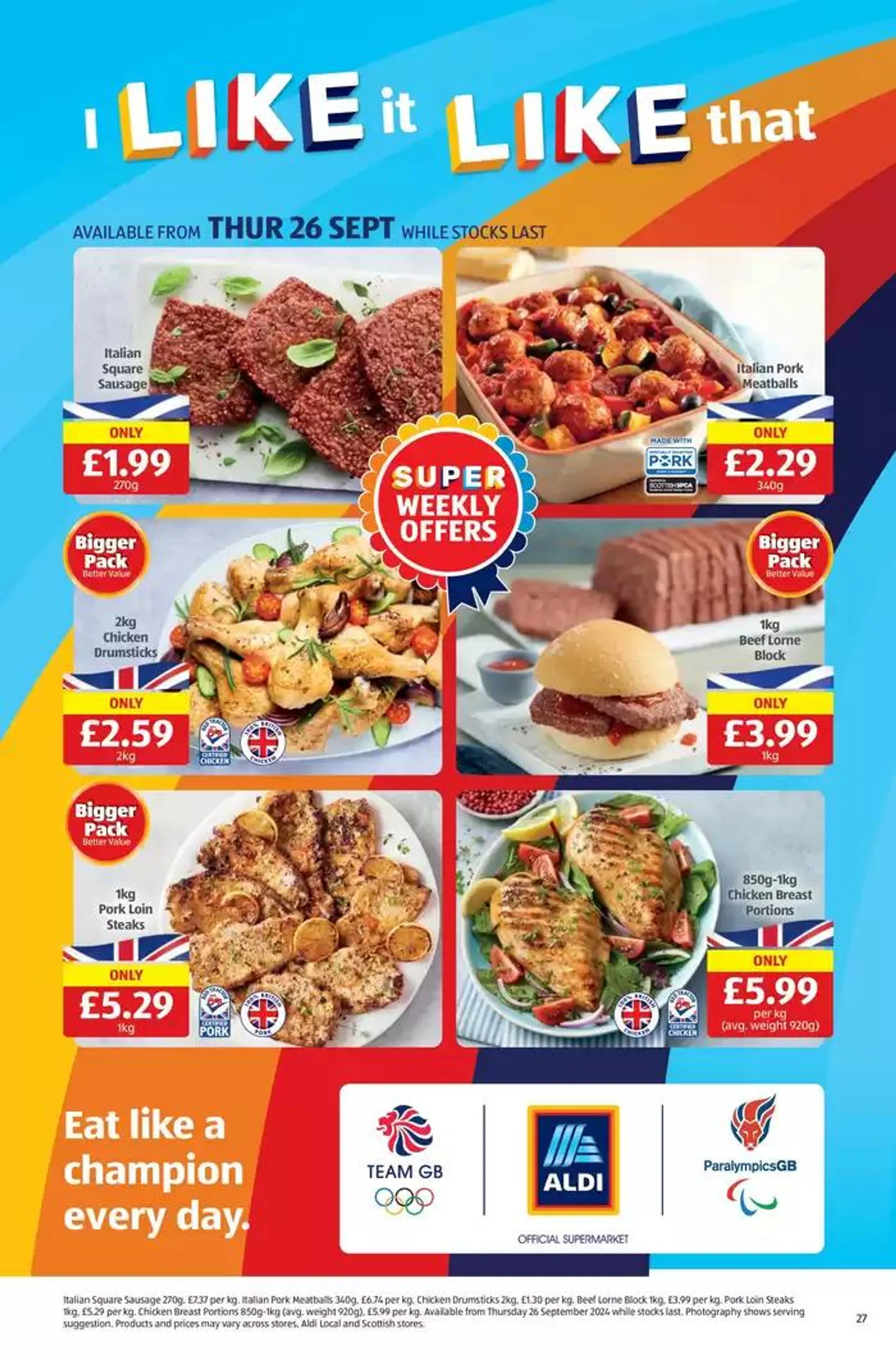 Aldi SpecialBuys Scotland from 28 September to 12 October 2024 - Catalogue Page 27