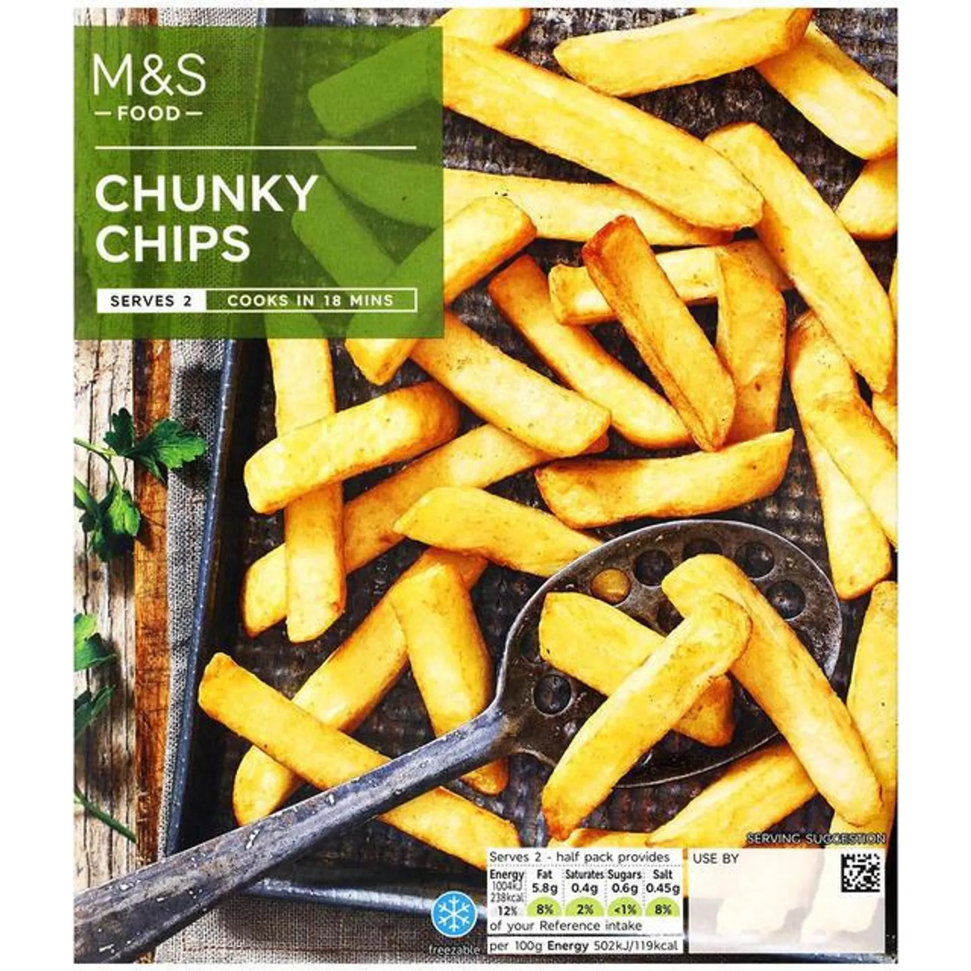 M&S Chunky Chips 400g