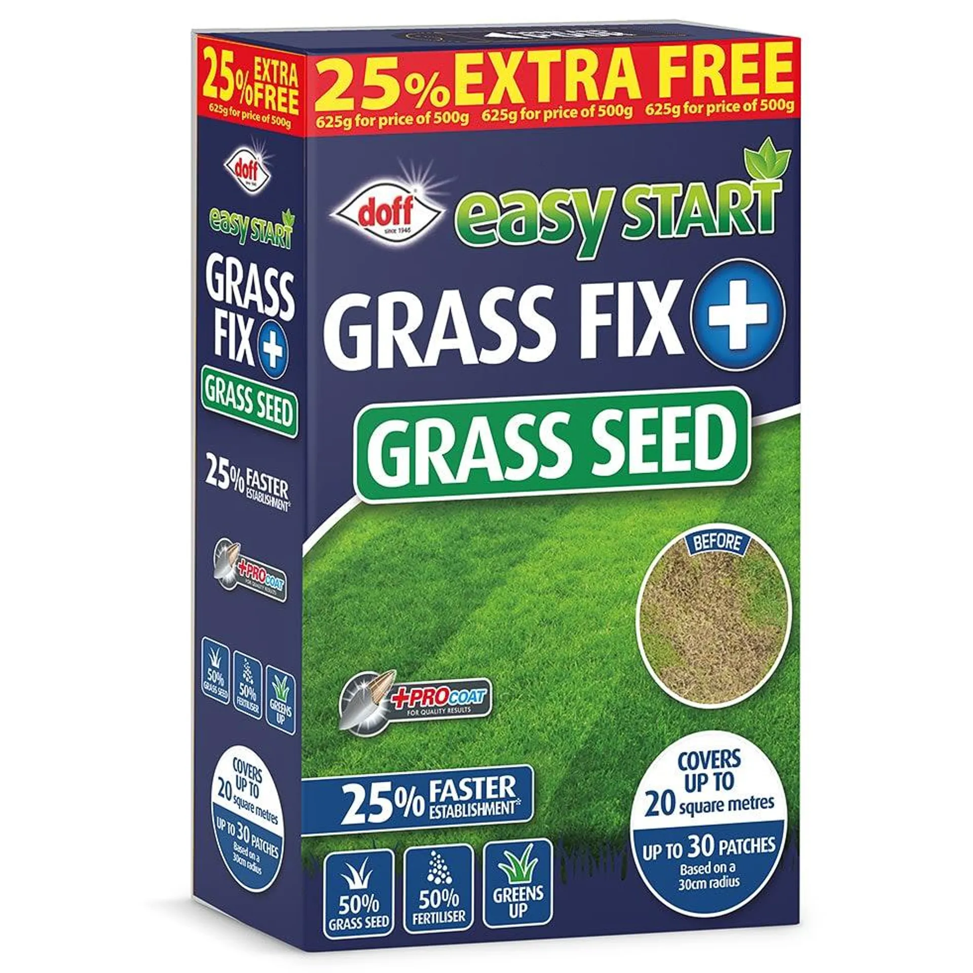 Doff Grass Fix + Grass Seed 625g