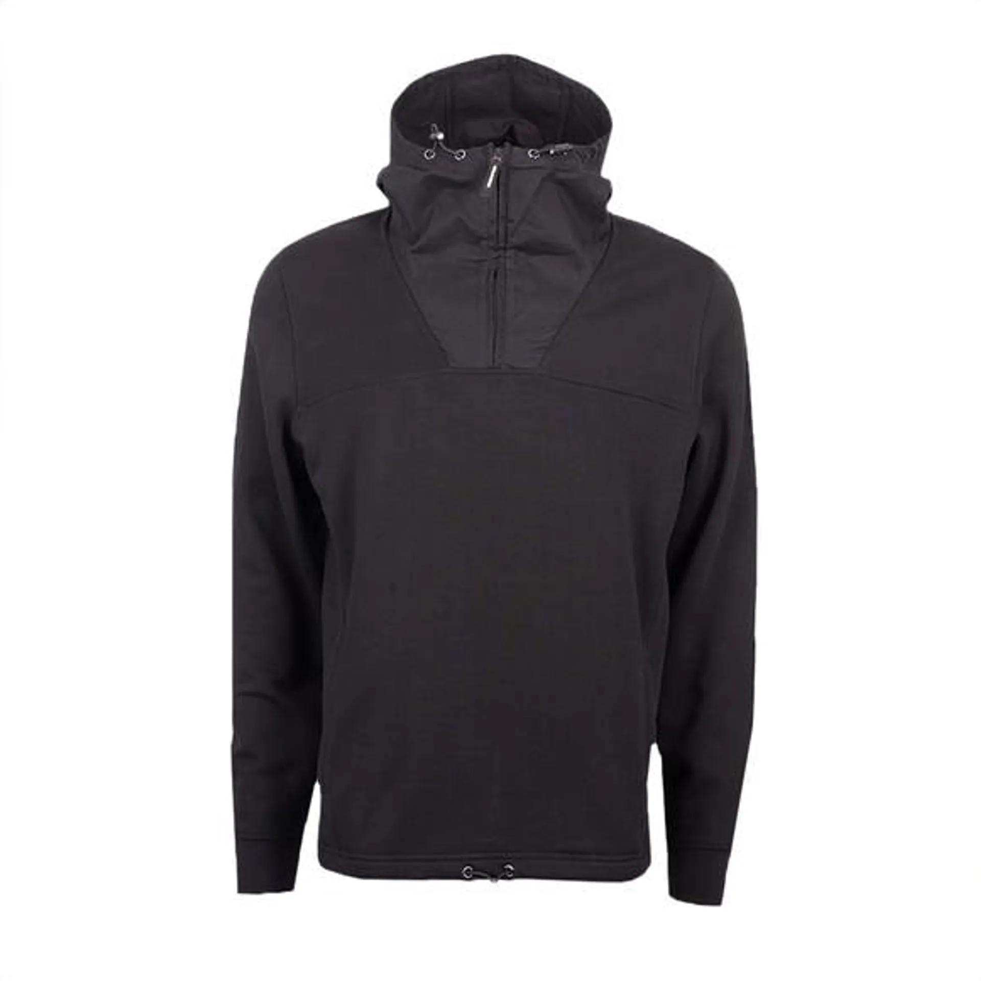 Mens Black Hamilton Hoody With Woven Hood