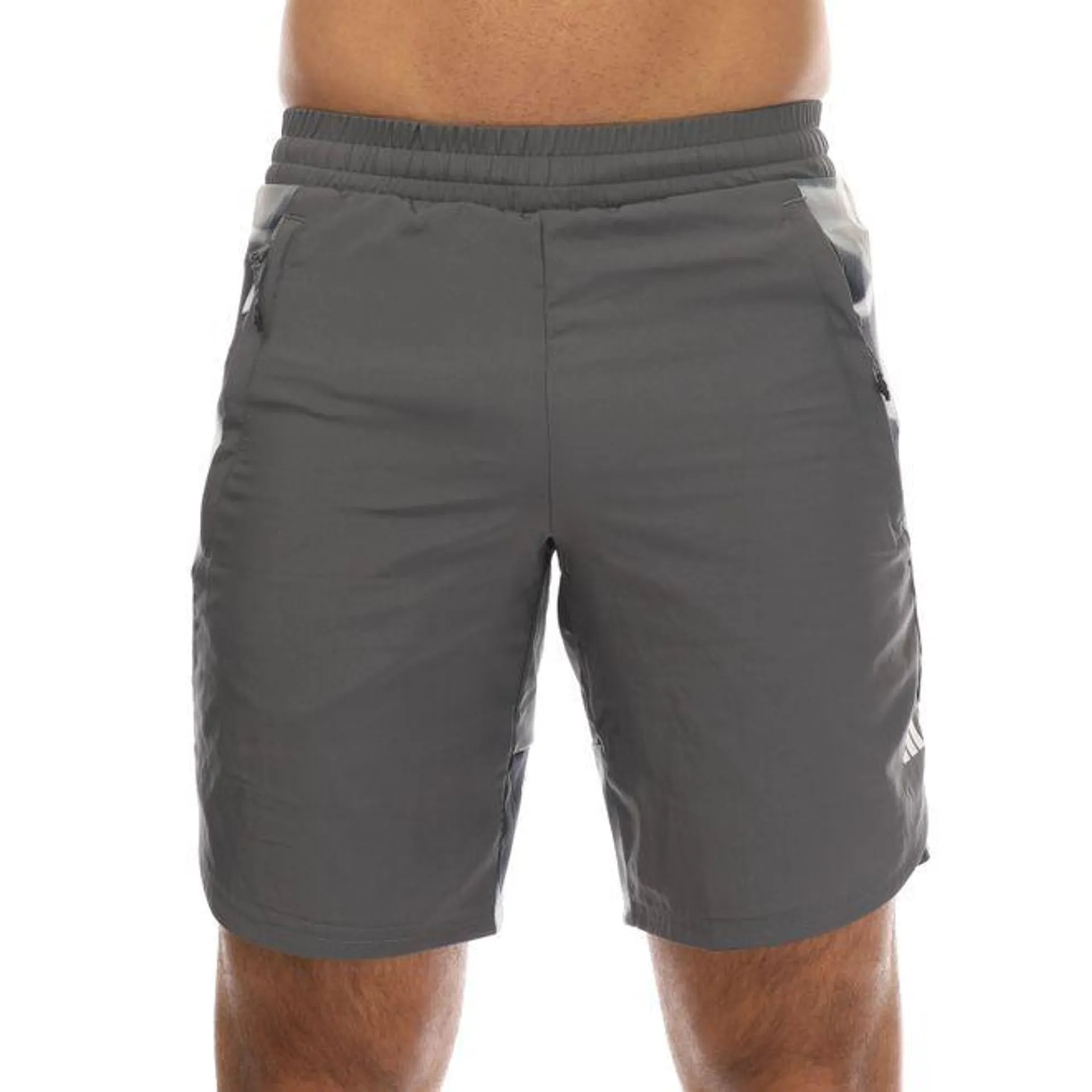 adidas Mens Designed for Movement Training Shorts in Grey