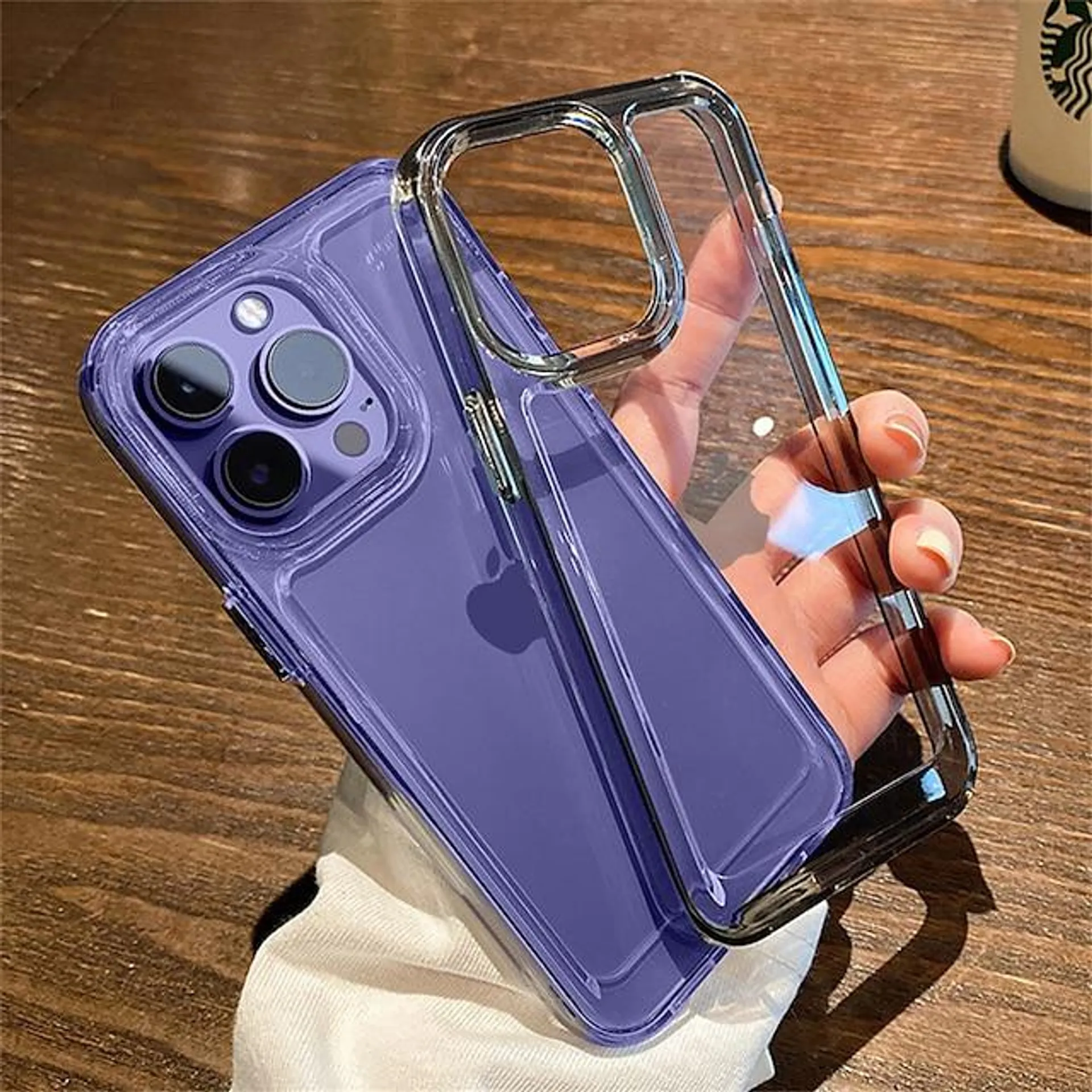 Phone Case For Apple Classic Series iPhone 14 Pro Max Plus 13 12 11 Mini X XR XS 8 7 Bumper Frame Full Body Protective Dustproof Solid Colored TPU