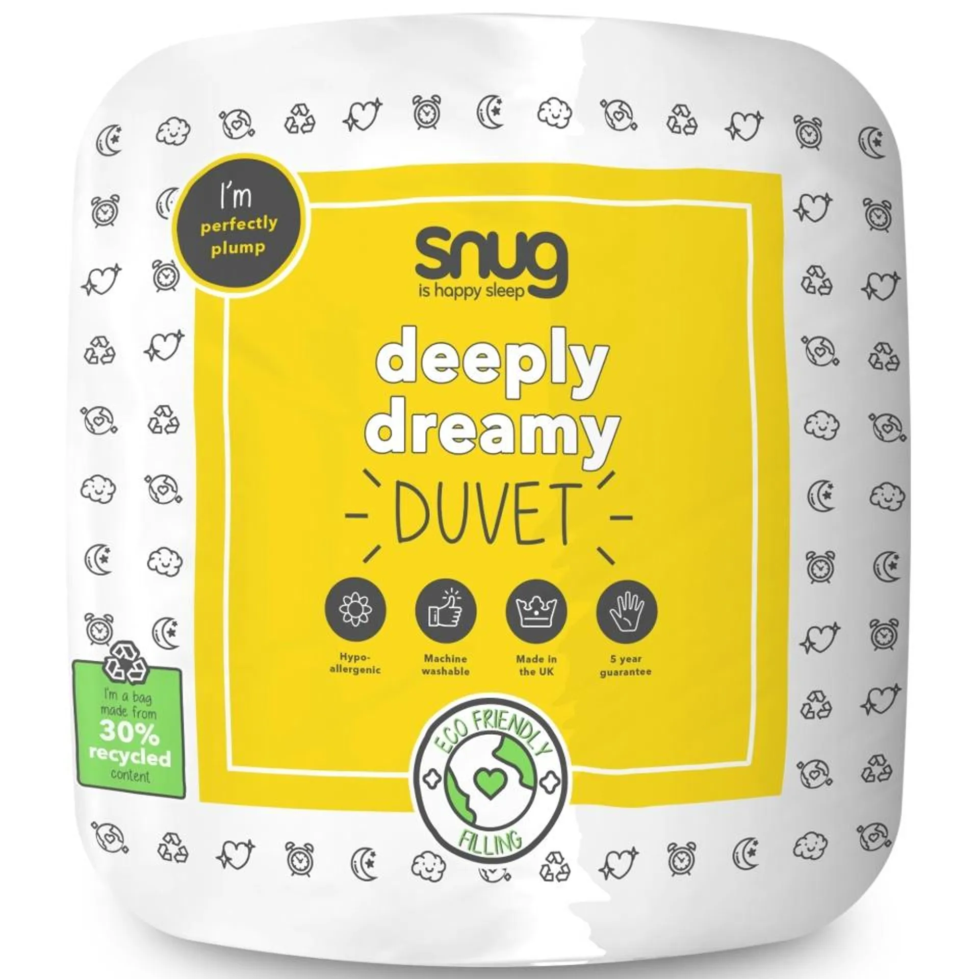 Snug Deeply Dreamy 10.5 Tog Duvet, Single