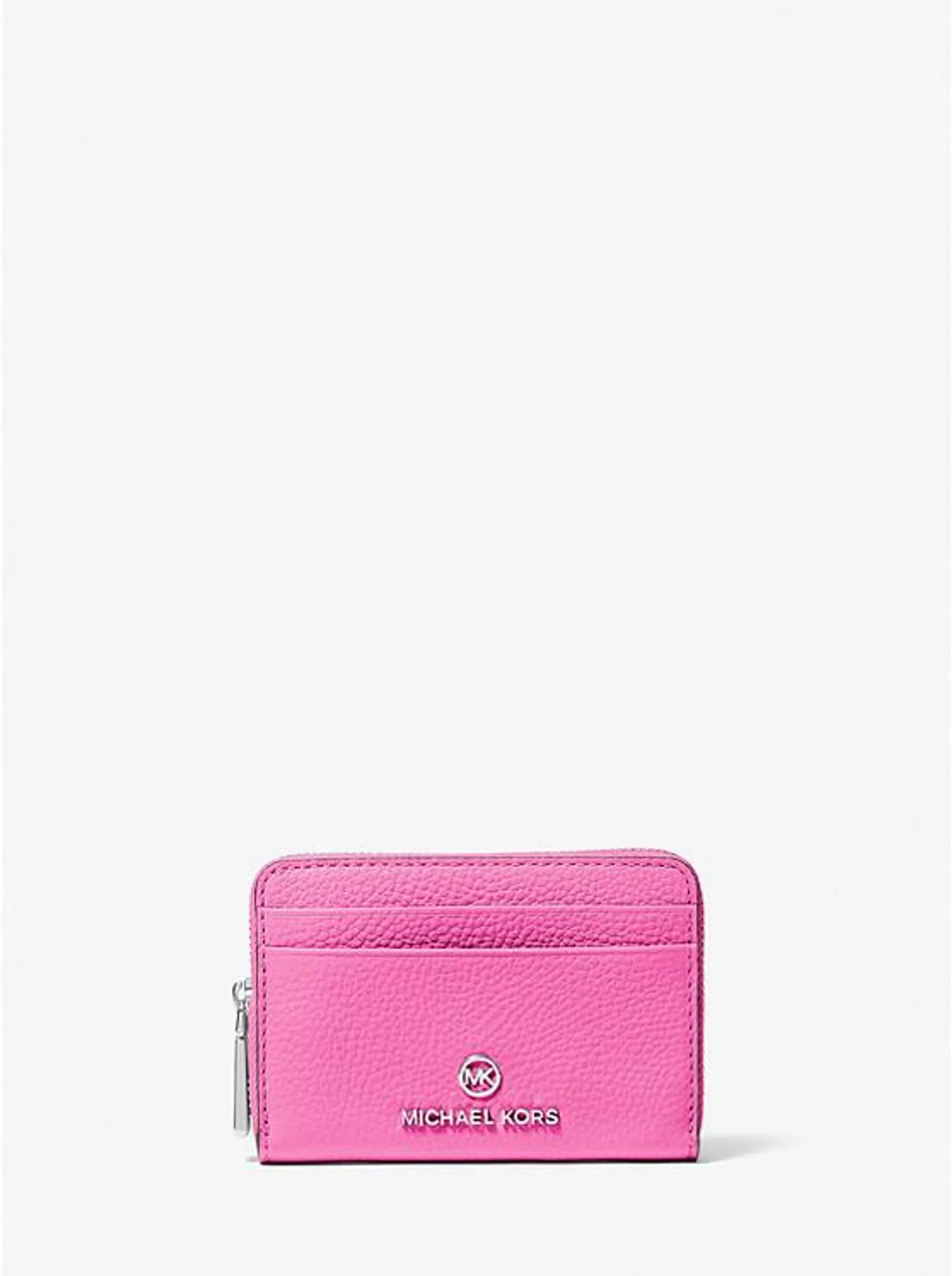 Jet Set Small Pebbled Leather Wallet