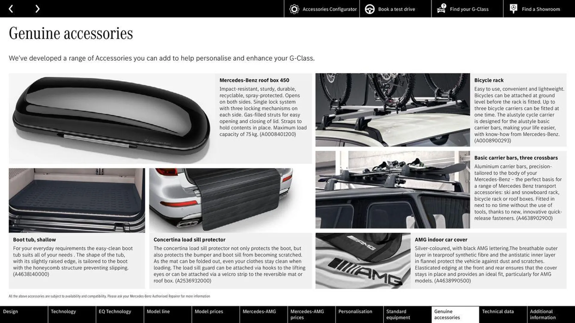 Mercedes Benz New G-Class from 11 June to 31 January 2025 - Catalogue Page 85