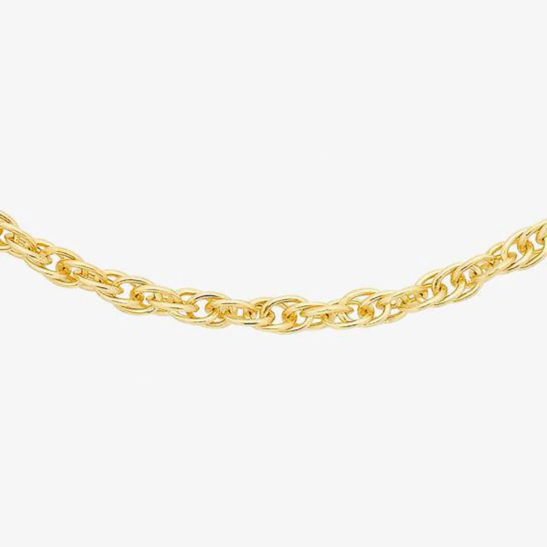 9ct Yellow Gold Prince of Wales Chain Necklace 1.12.1104