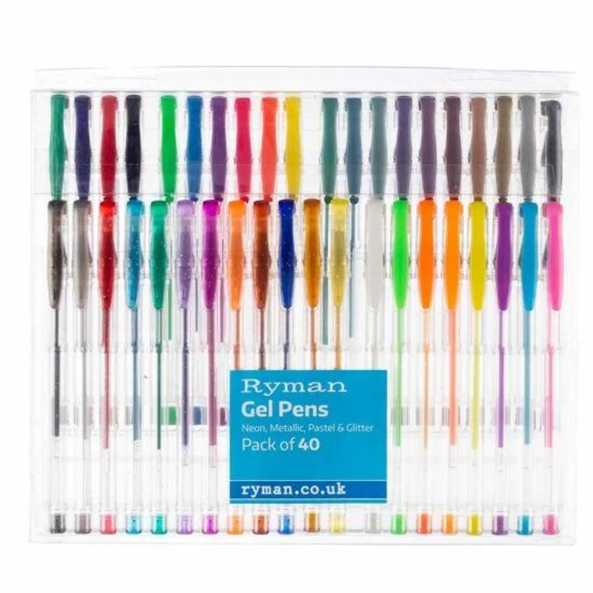 Ryman Gel Pen Variety Set Pack of 40