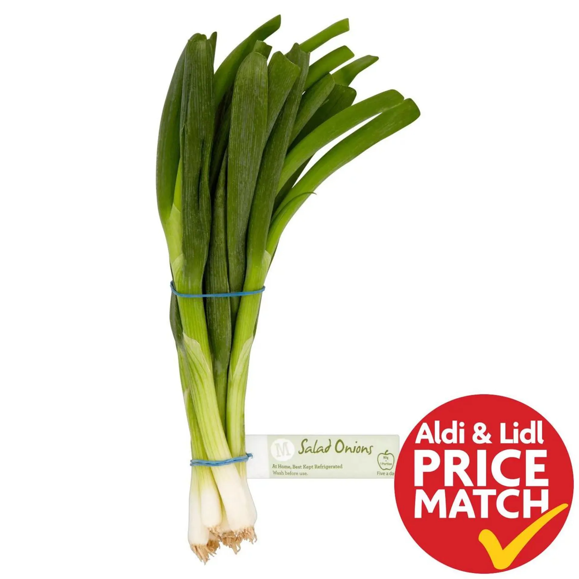 Morrisons Salad Onions (minimum 100g)