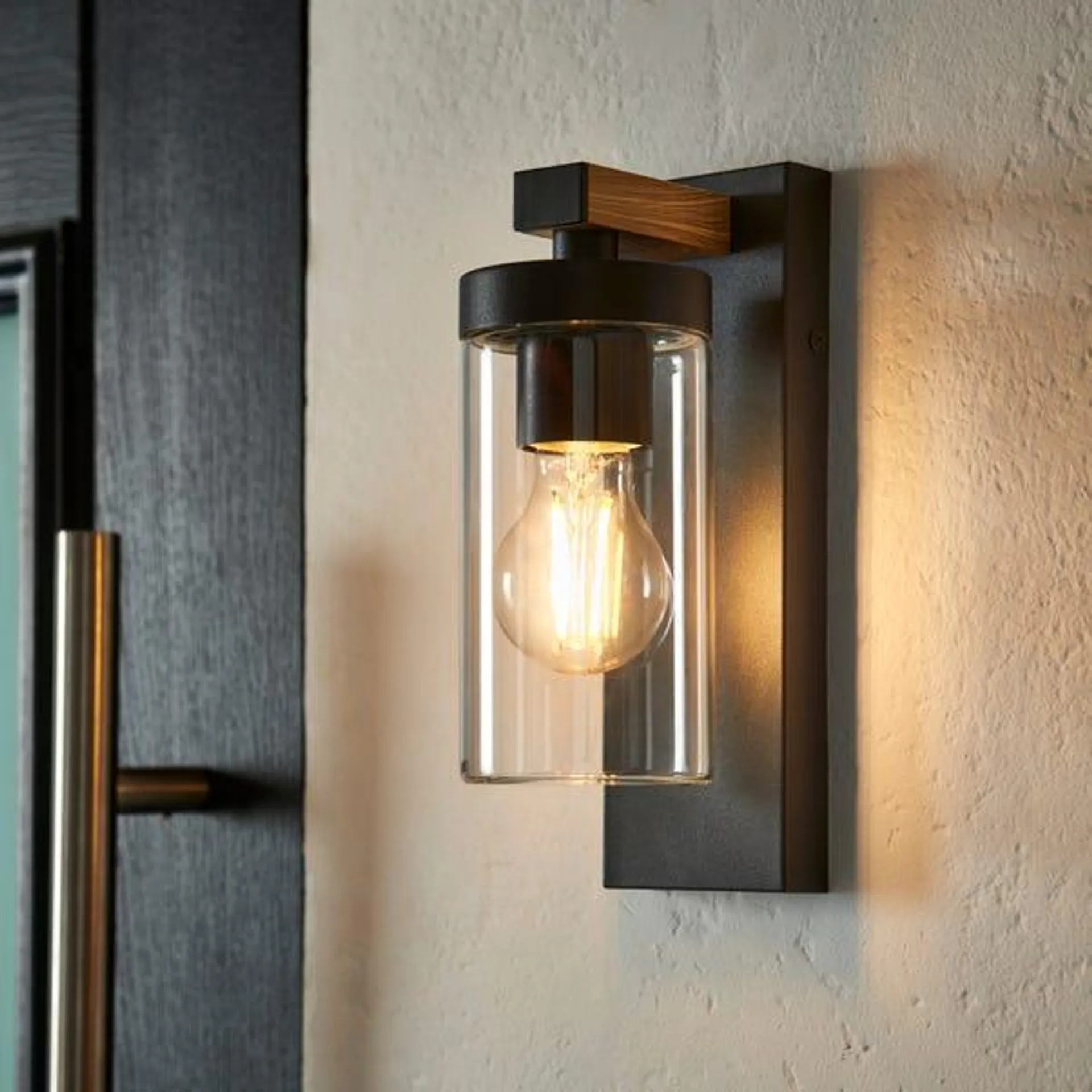 Fulton Industrial Indoor Outdoor Wall Light