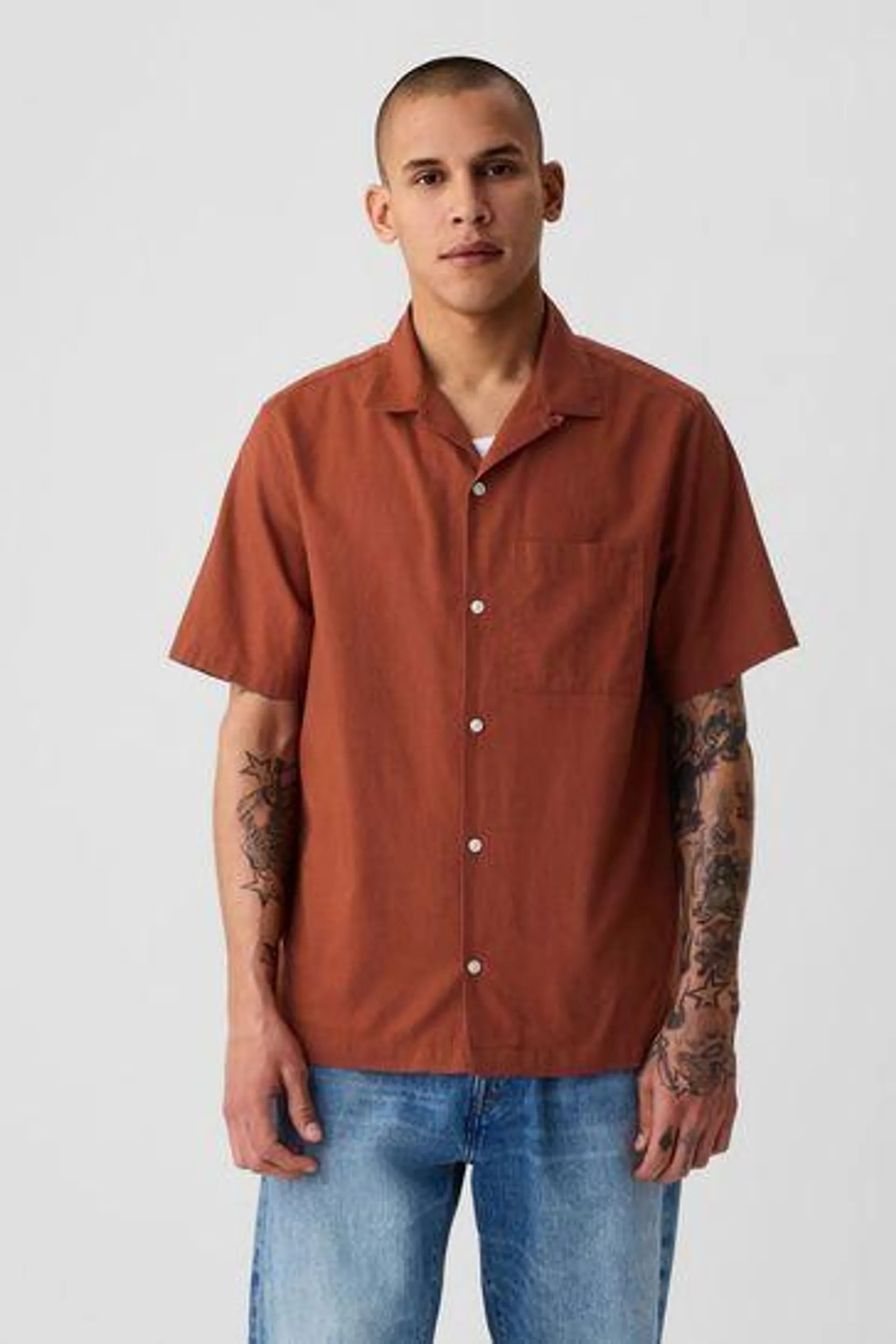 Linen-Cotton Shirt