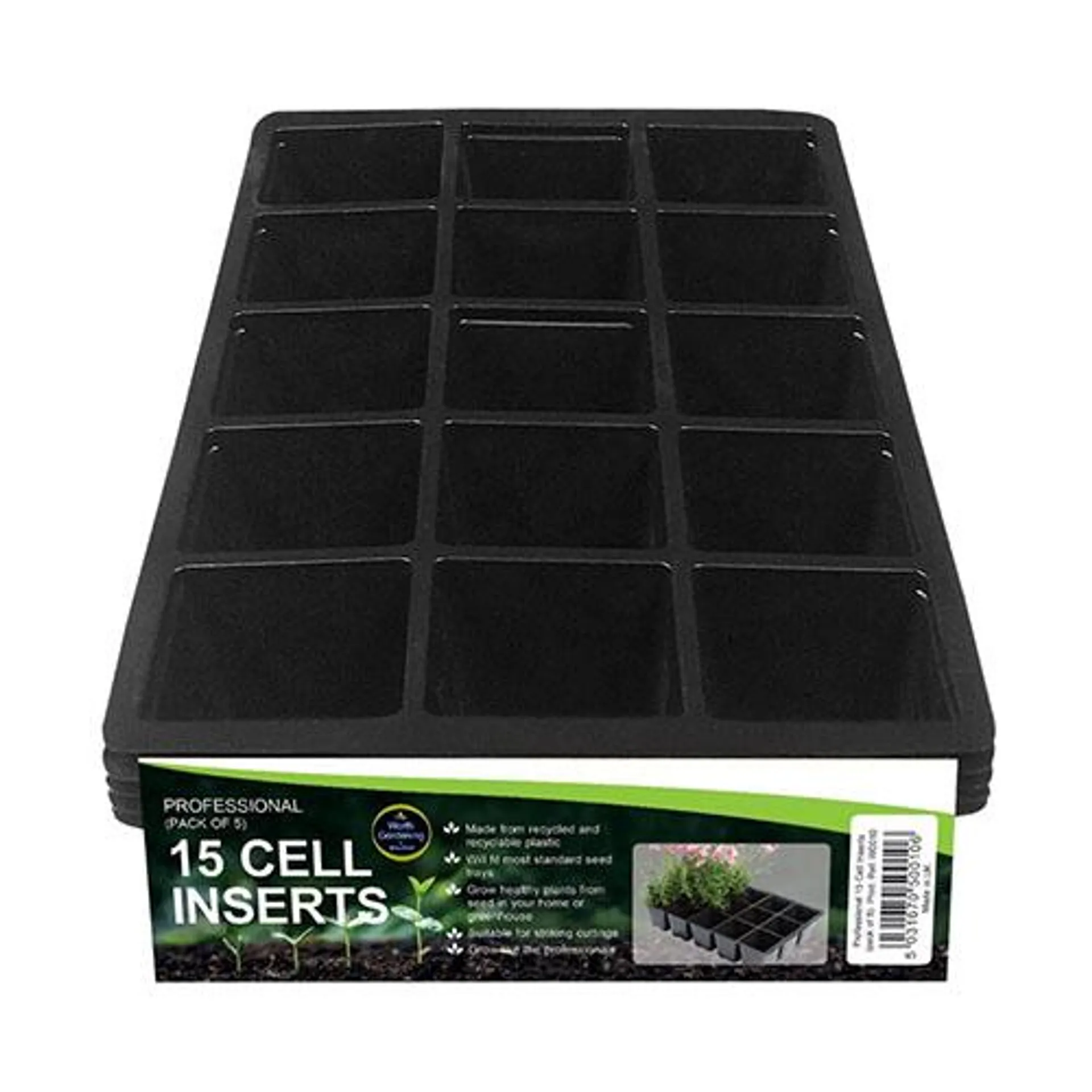 Professional 15 Cell Inserts - 5 Pack