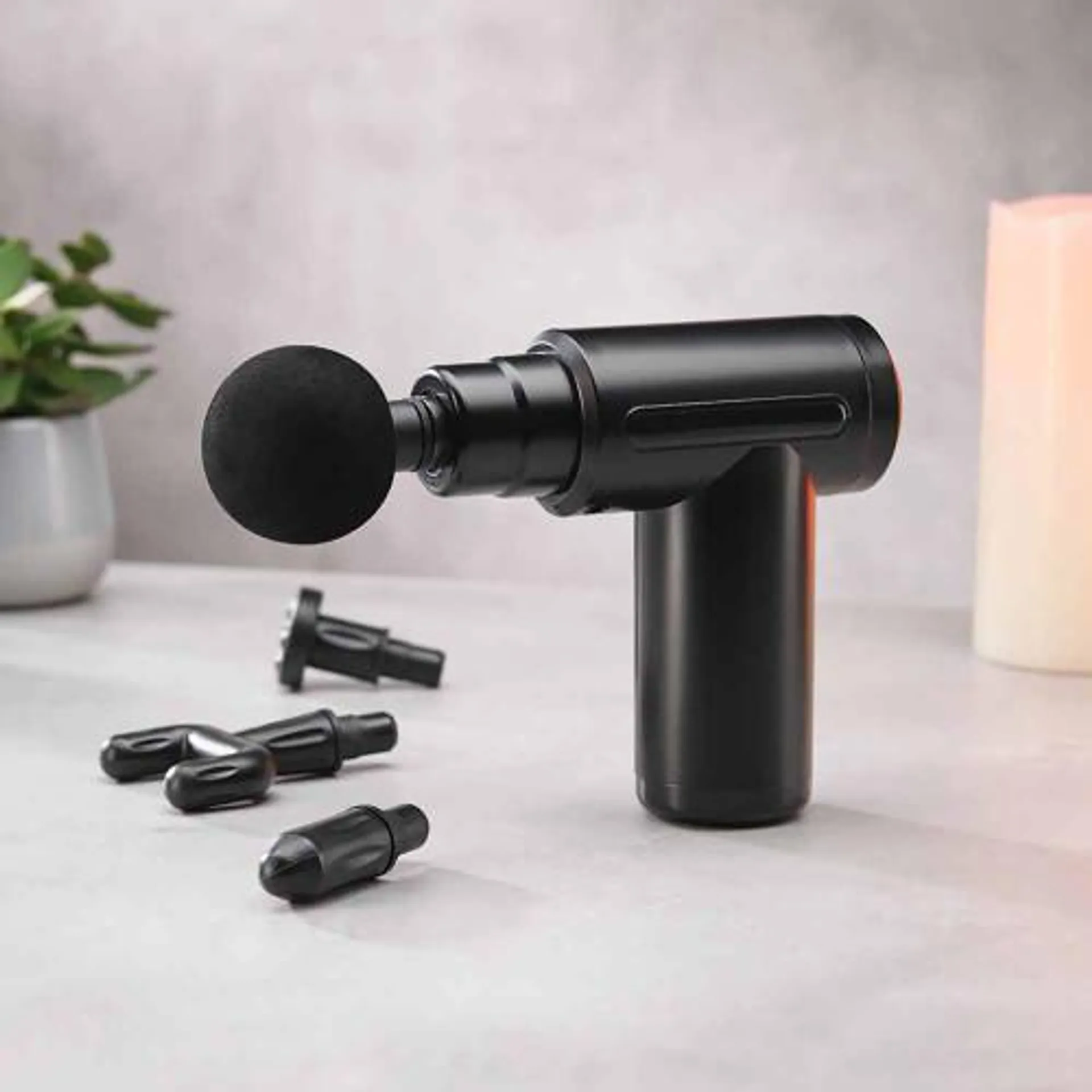 Mini Massage Gun - Portable with 4 Attachments