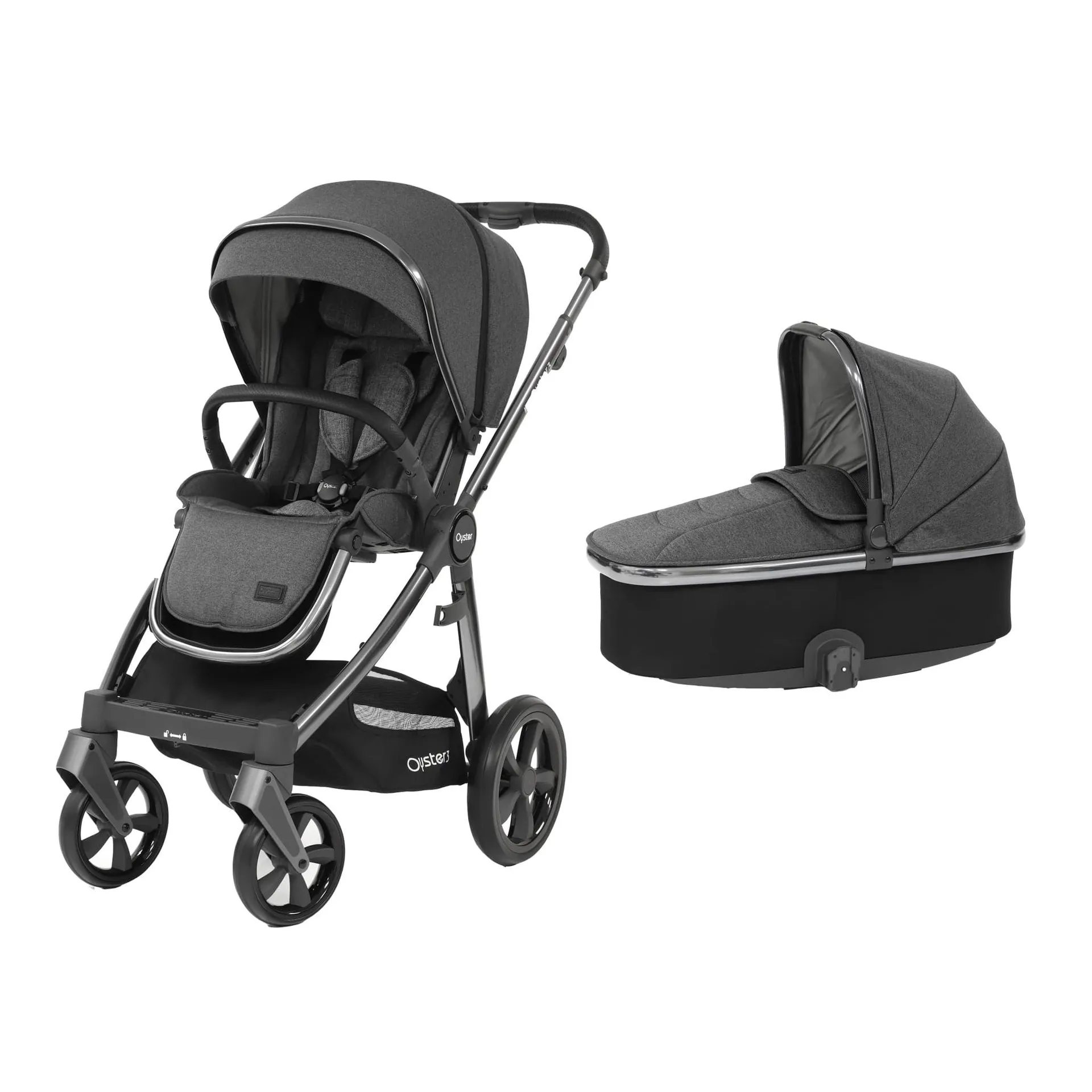 BabyStyle Oyster3 Pram & Carrycot Fossil