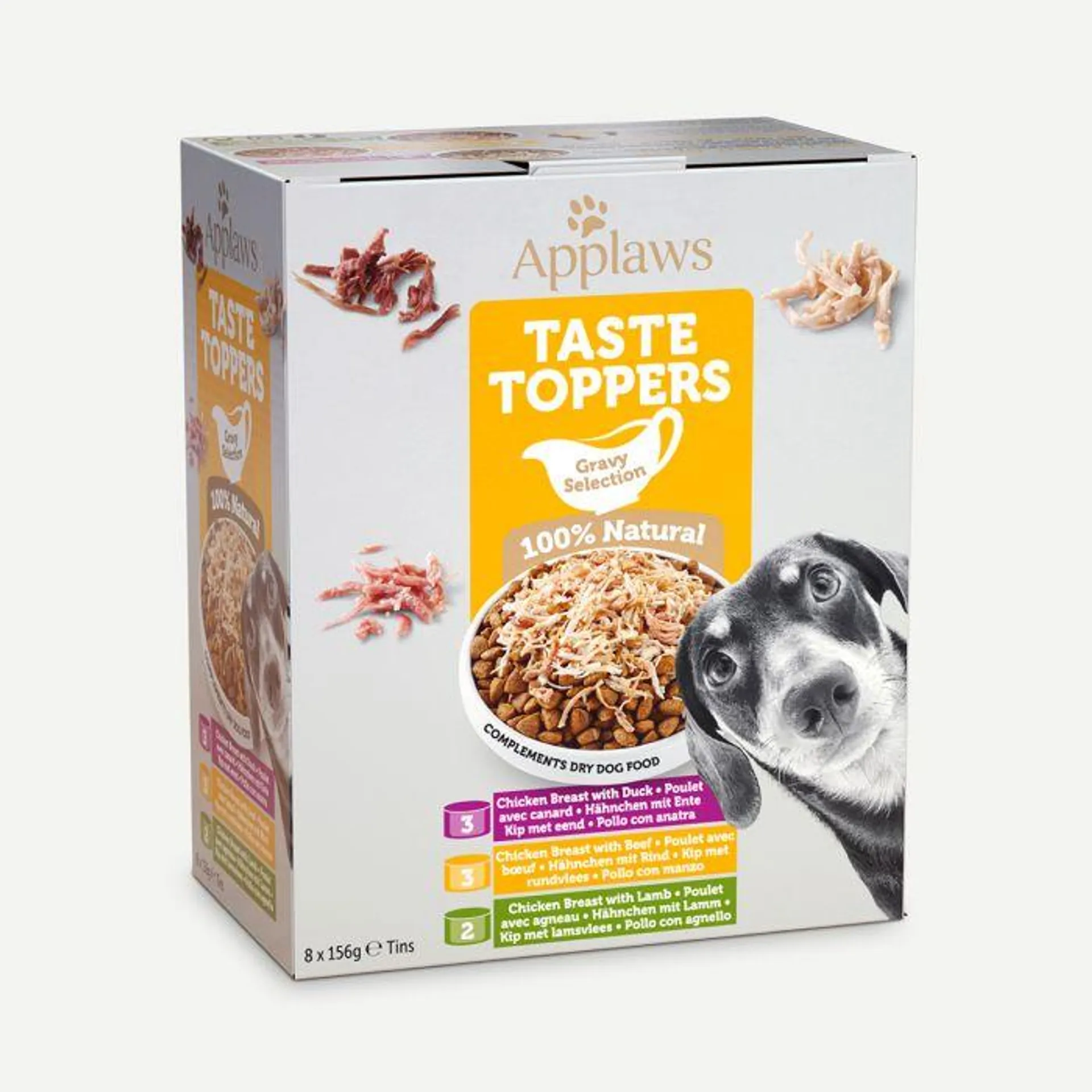 Applaws Taste Toppers Gravy Selection 8 X 156G Tins