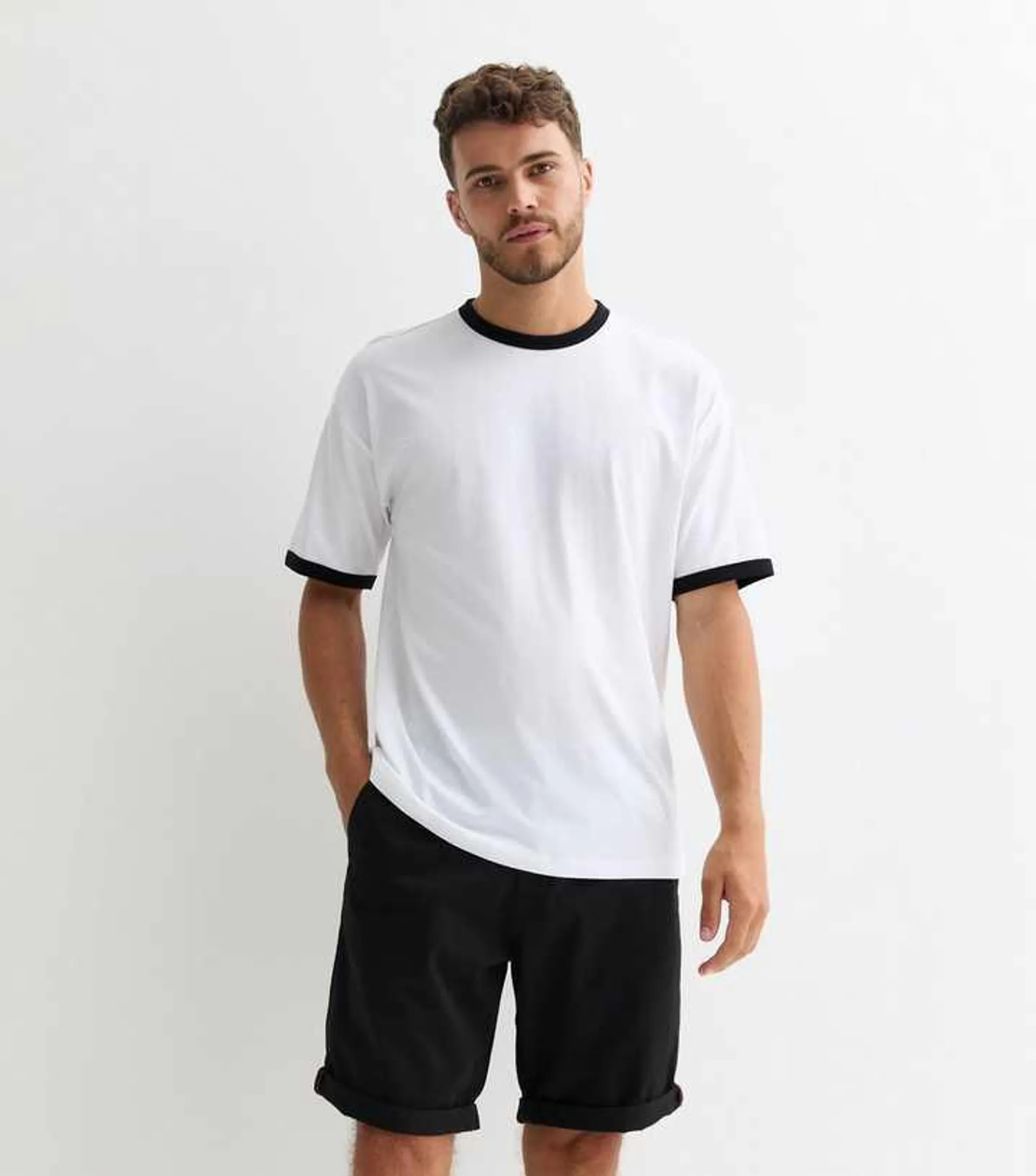 Jack & Jones Black Bermuda Shorts