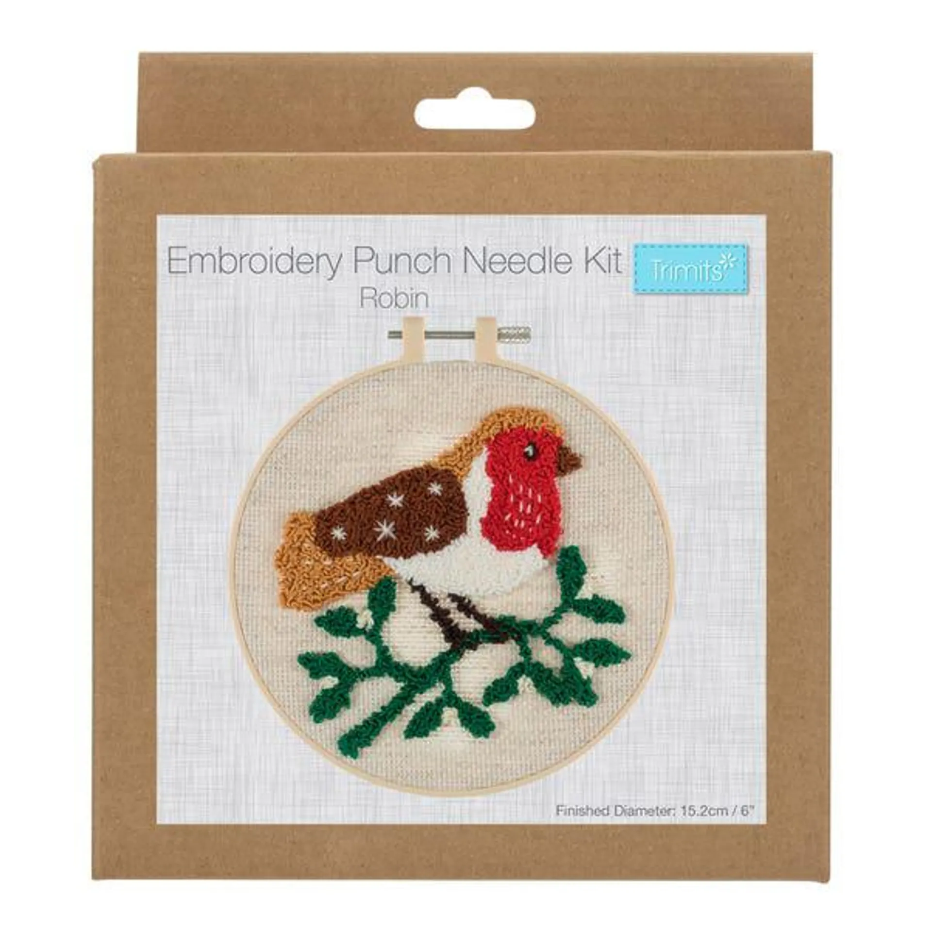 Punch Needle Kit Robin