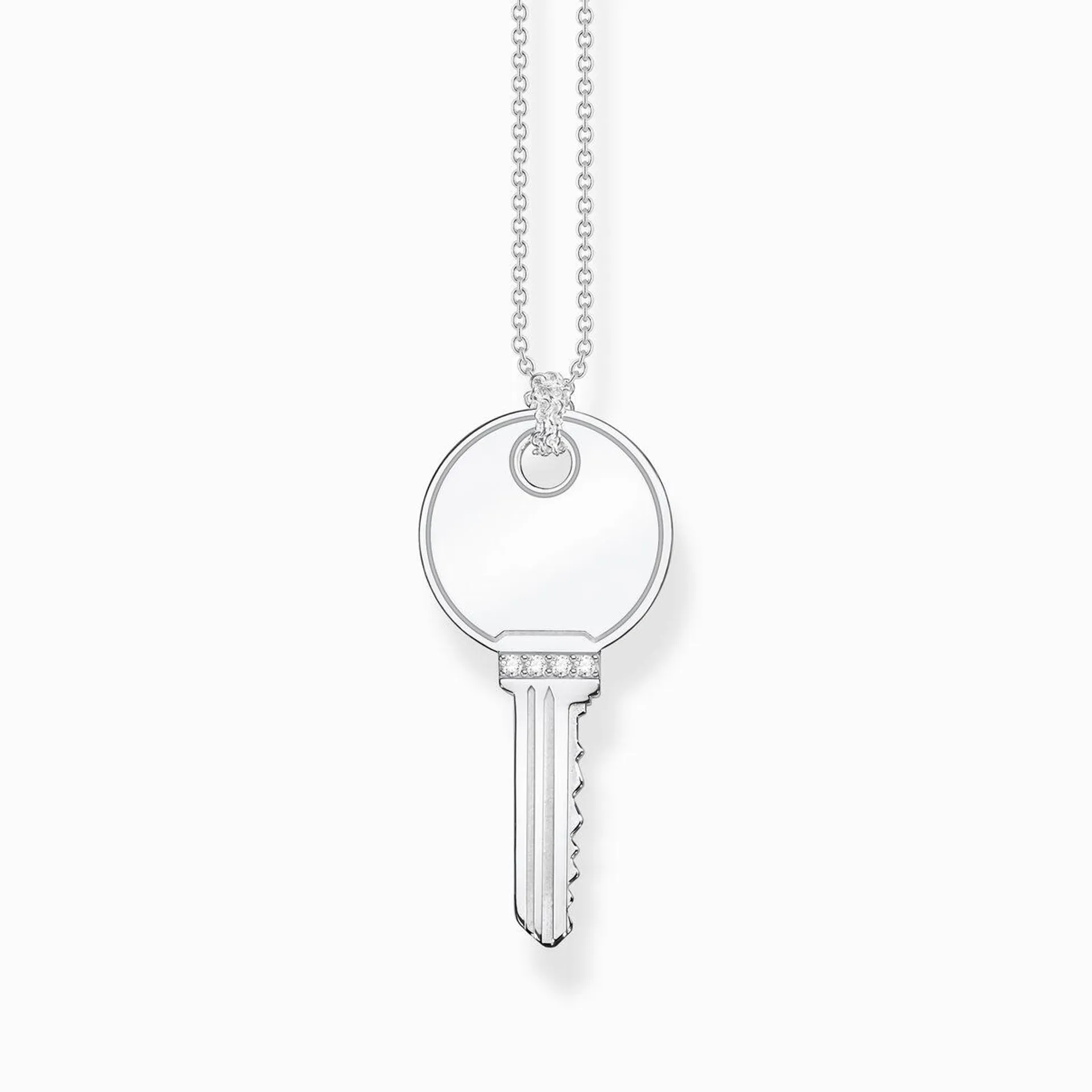 Necklace keys silver