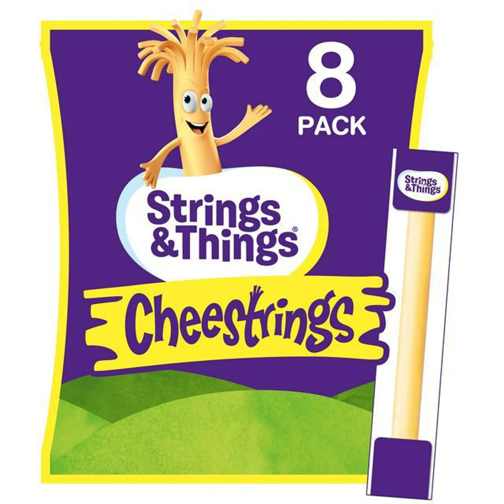Strings & Things Cheestrings Cheese Snack x8 160g