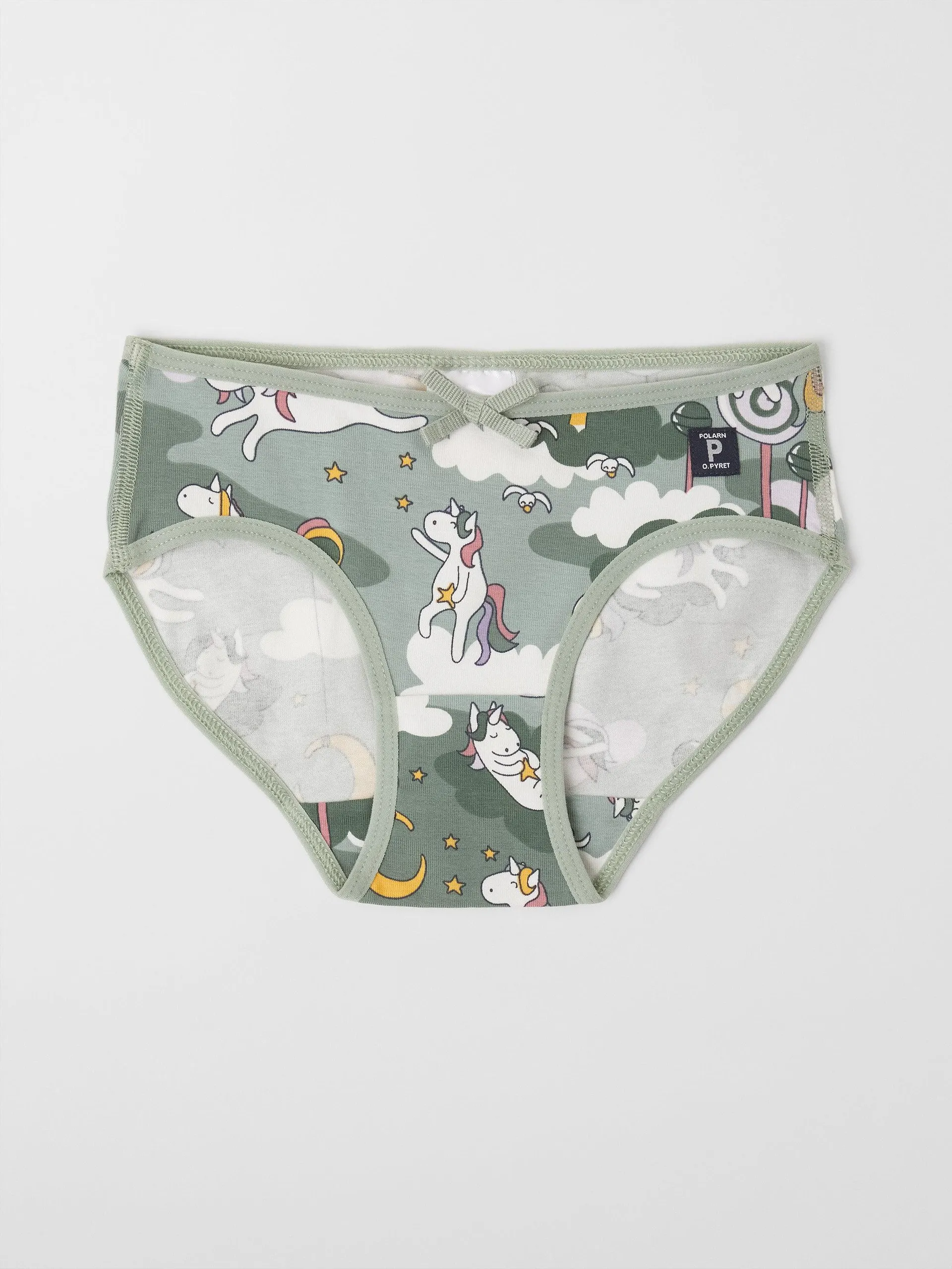 Unicorn Print Girls Briefs