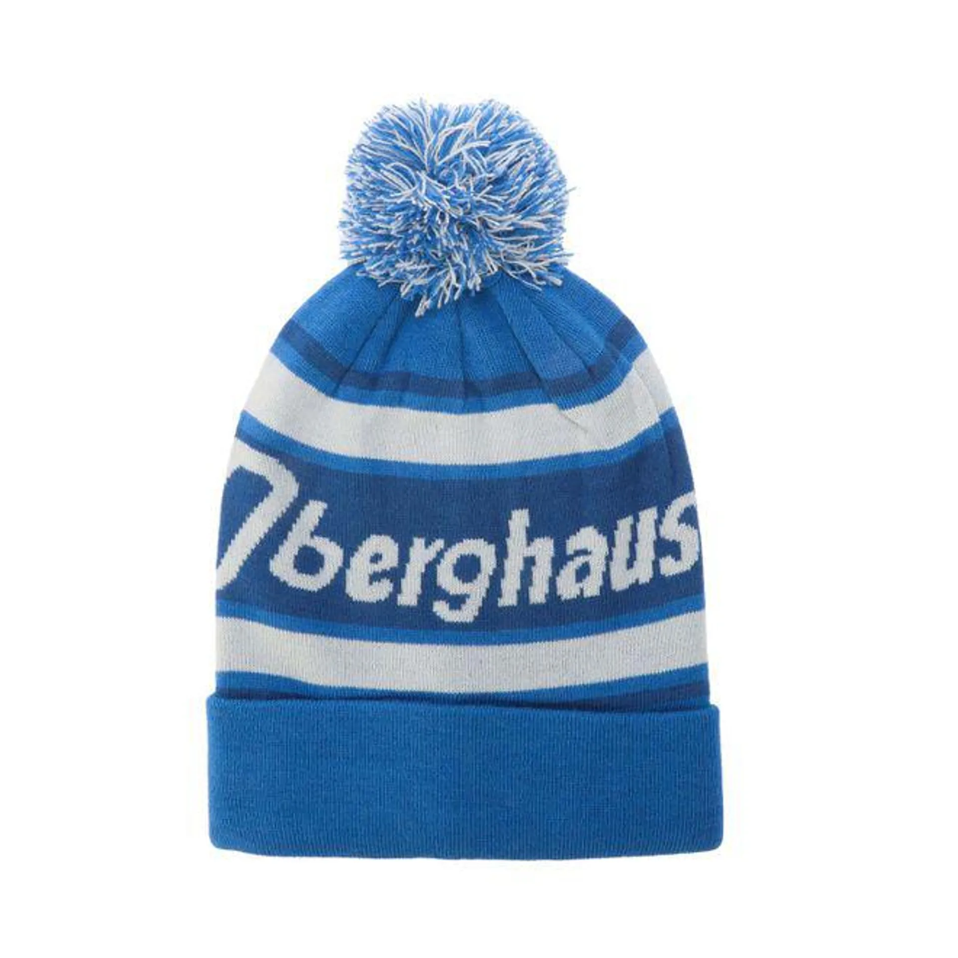 Berghaus Mens Logo Beanie Bobble hat in Blue
