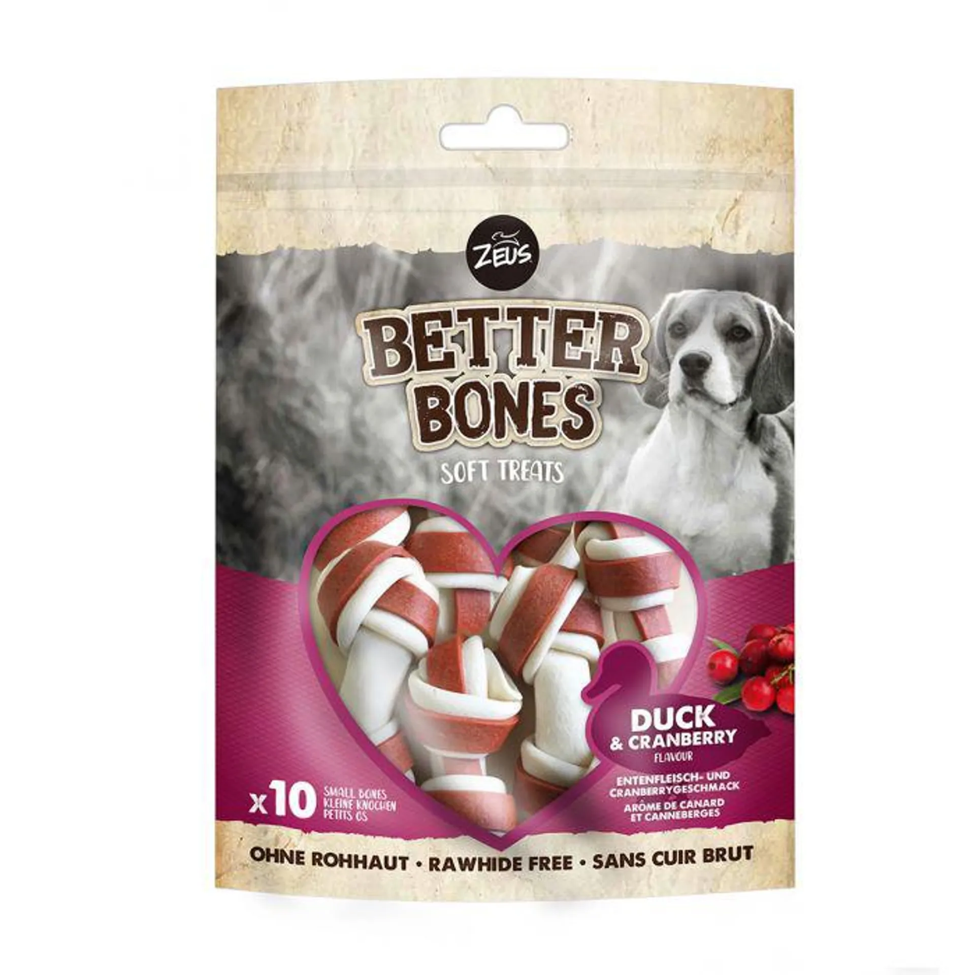 Zeus Better Bones Duck & Cranberry Bones