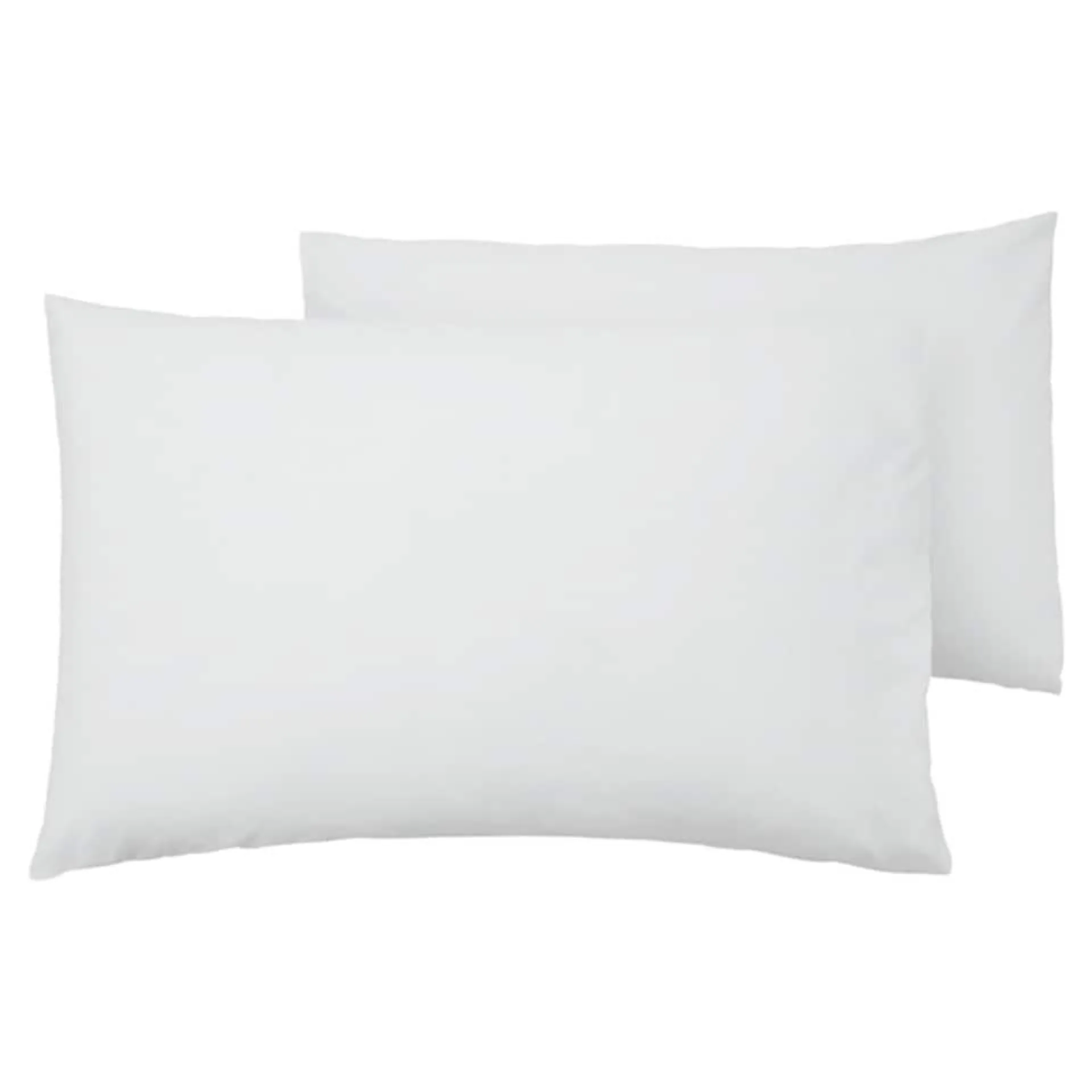 F&F Home Bedding Supersoft White Pillow Case Pair