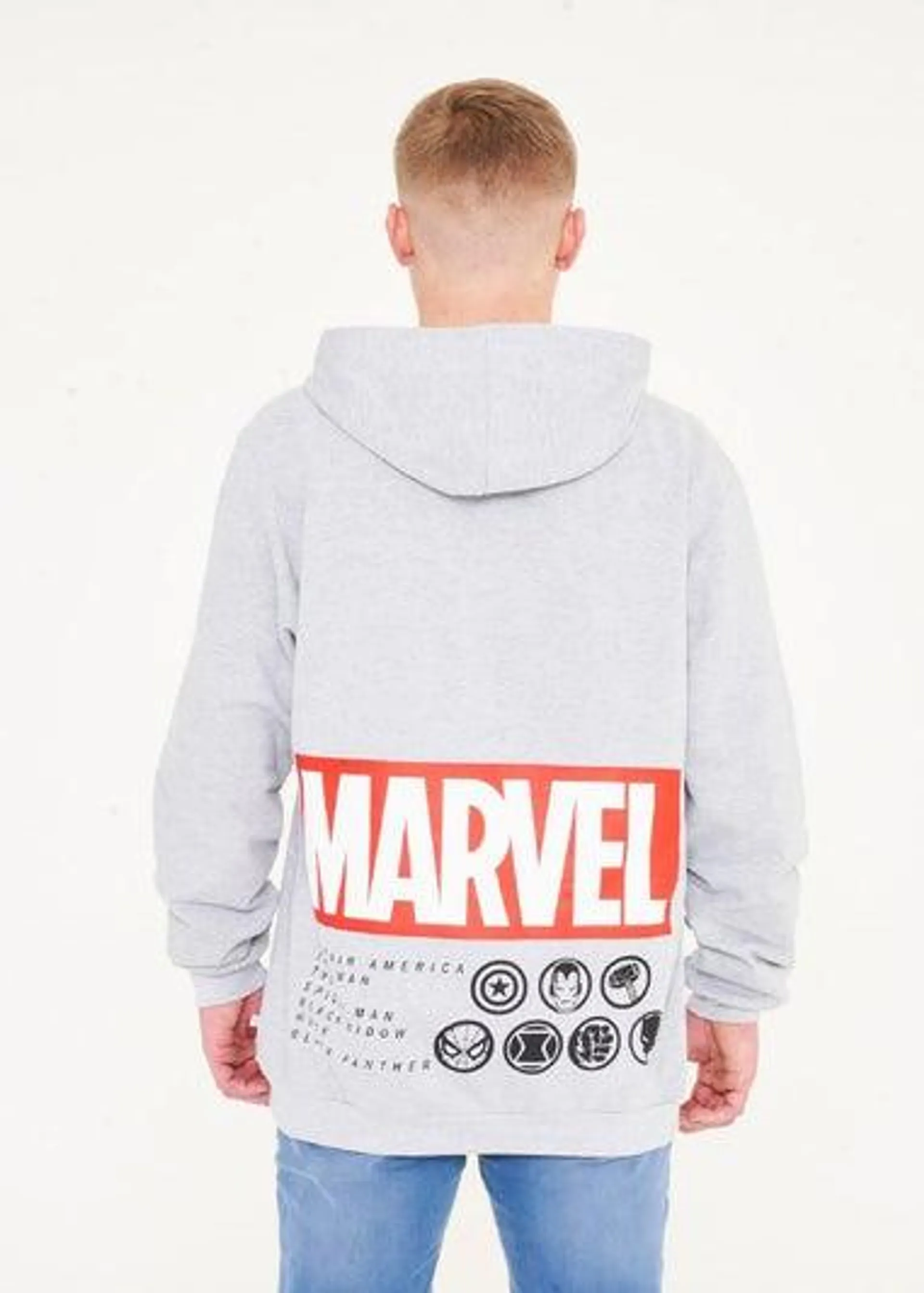 Marvel Mens Grey Hoody