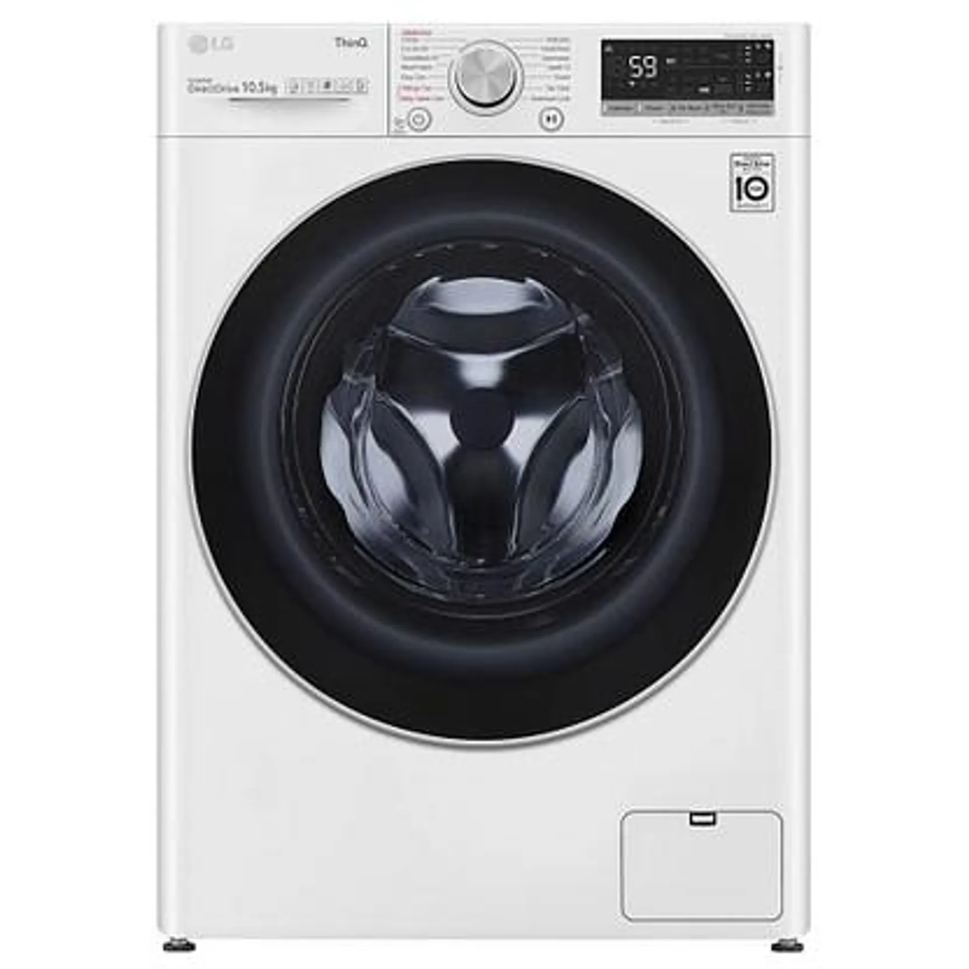 LG F4V710WTSA 10.5kg Autodose TurboWash Steam Washing Machine – WHITE