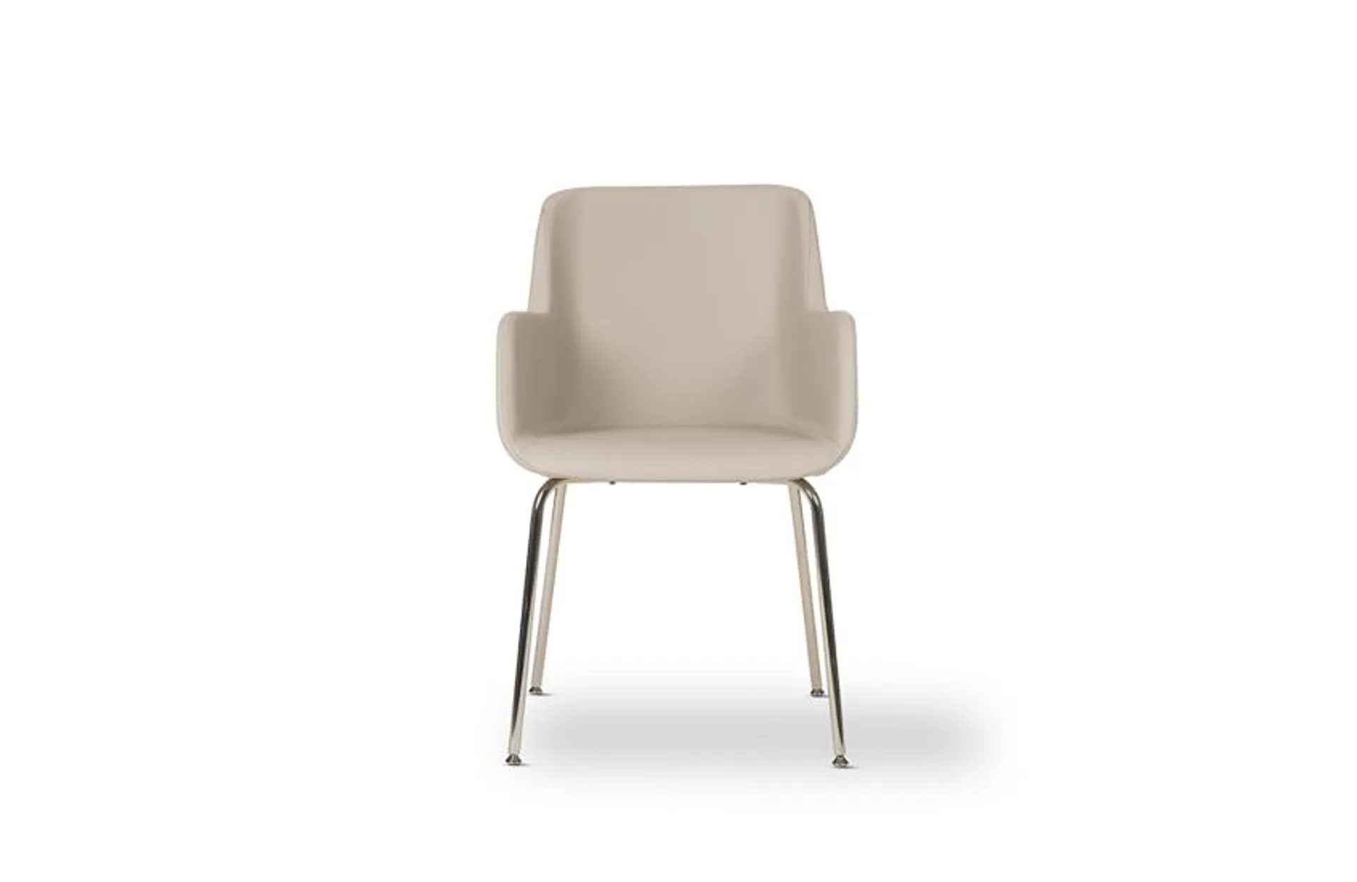 Panis Dining Armchair in Linea Leather