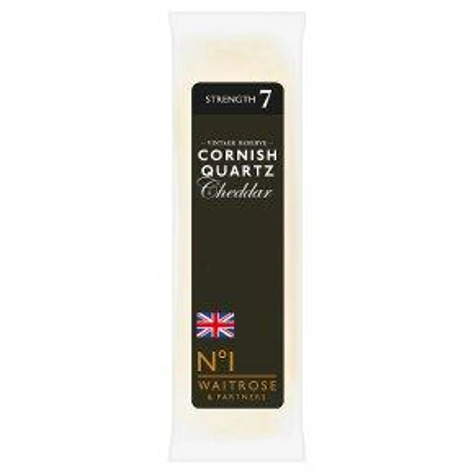 No. 1 Cornish Quartz Vintage Reserve Mature Cheddar Cheese Strength 7