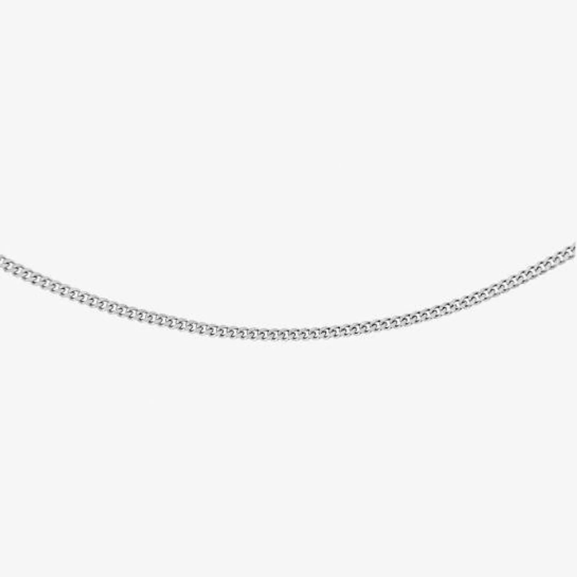 Sterling Silver Open Curb Chain Necklace 8.13.0033