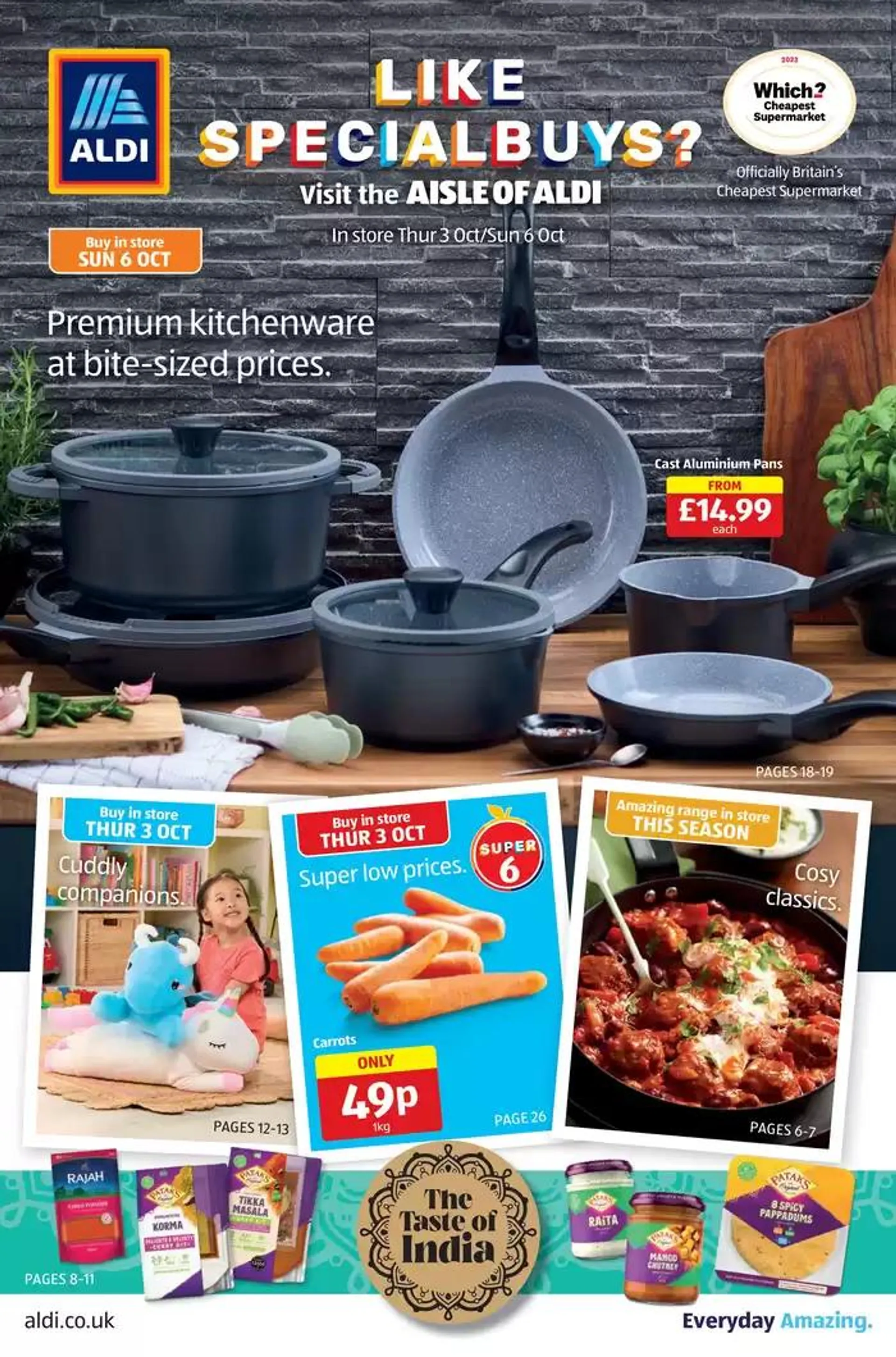 Aldi SpecialBuys Scotland from 2 October to 16 October 2024 - Catalogue Page 1